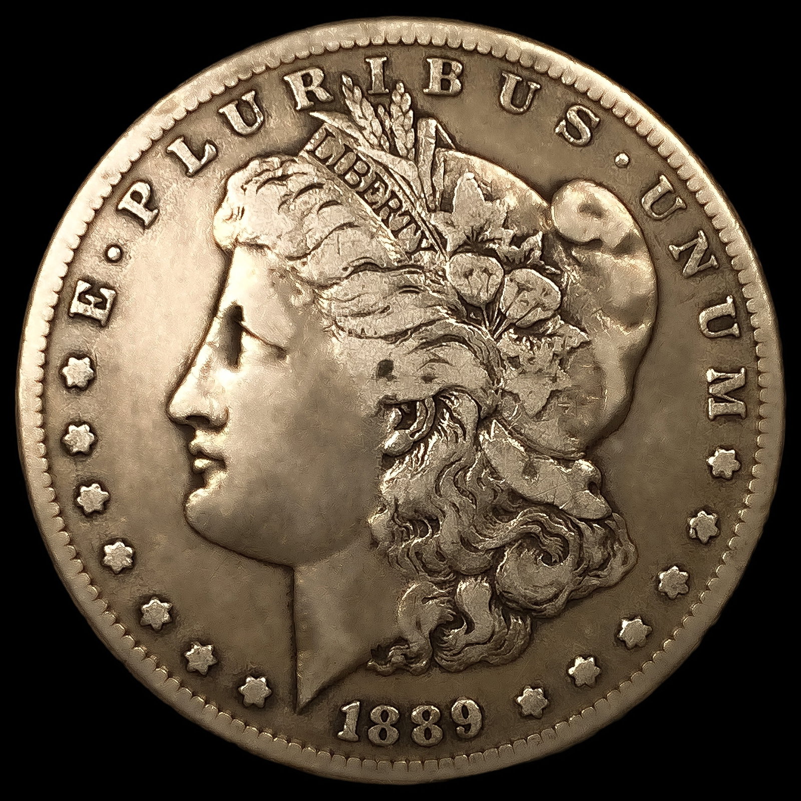 1889-CC Morgan Silver Dollar (1 of 2)