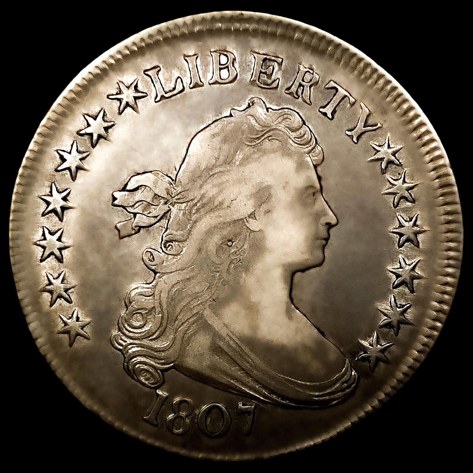 1807 O-108 Draped Bust Half Dollar (1 of 2)