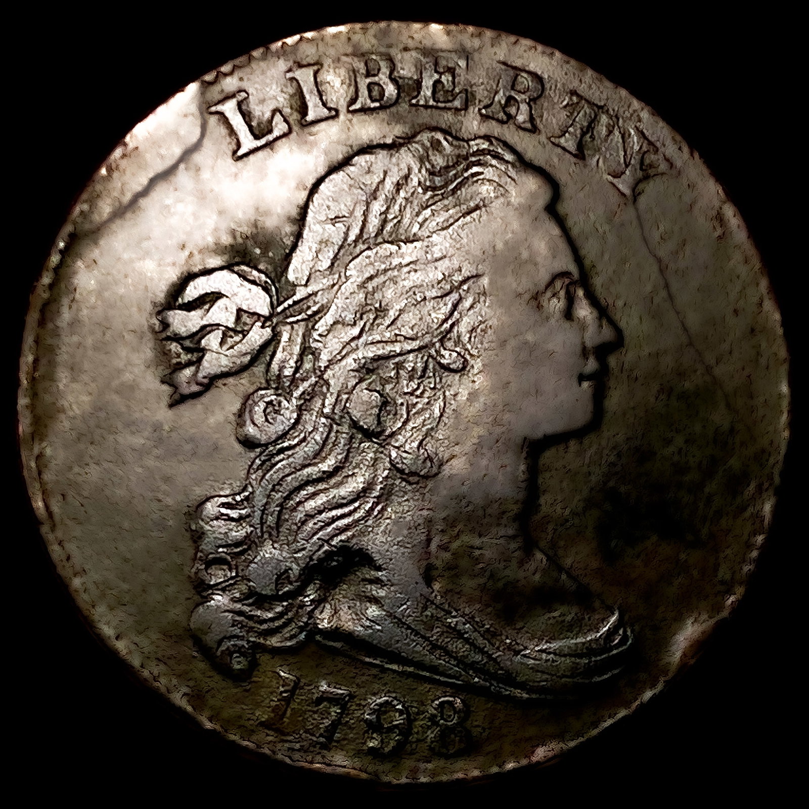1798 Draped Bust Large Cent (1 of 2)