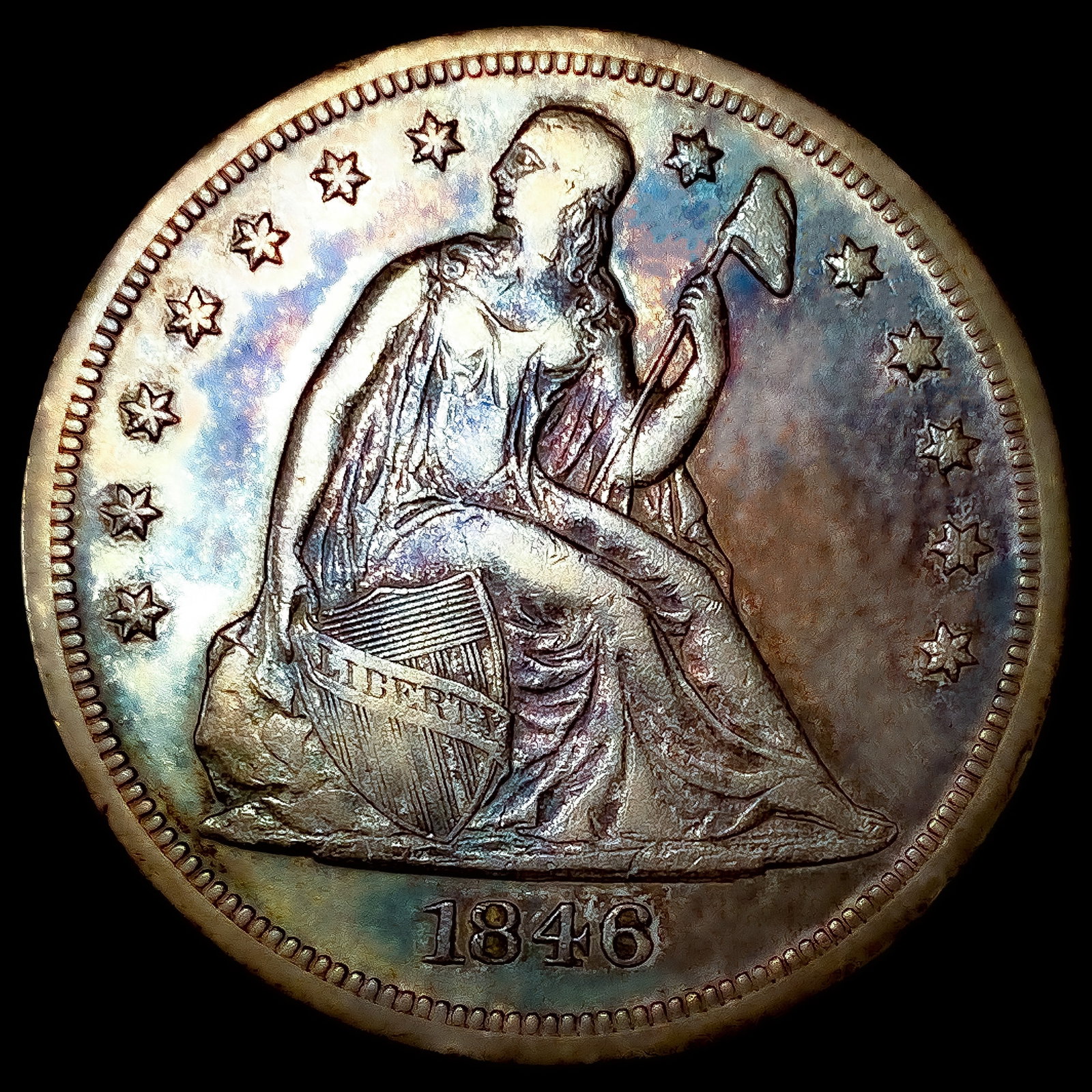 1846-O Seated Liberty Dollar (1 of 2)