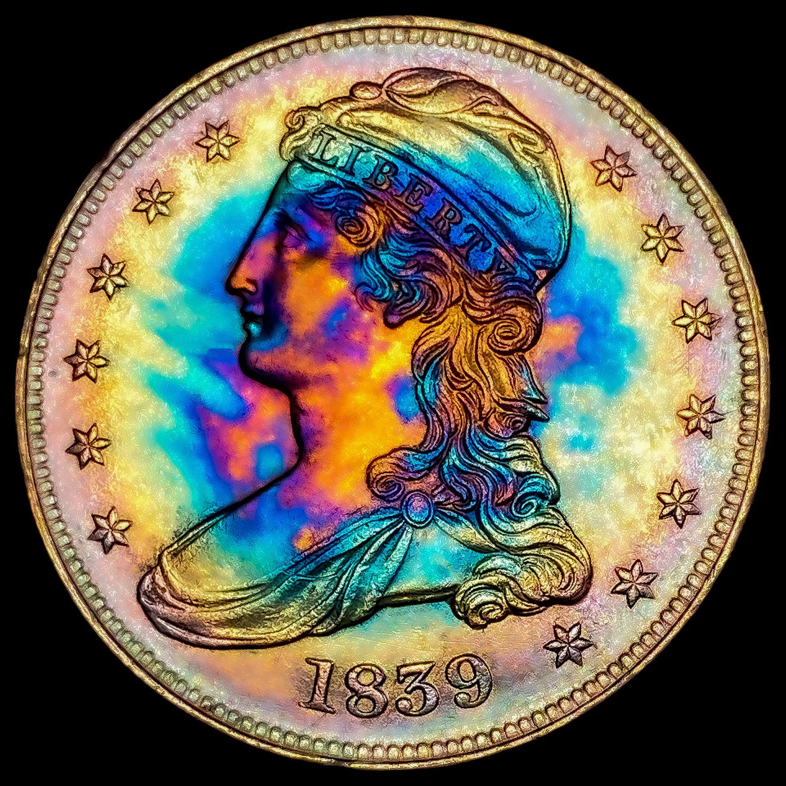 1839 Capped Bust Half Dollar: 1839 Capped Bust Half Dollar