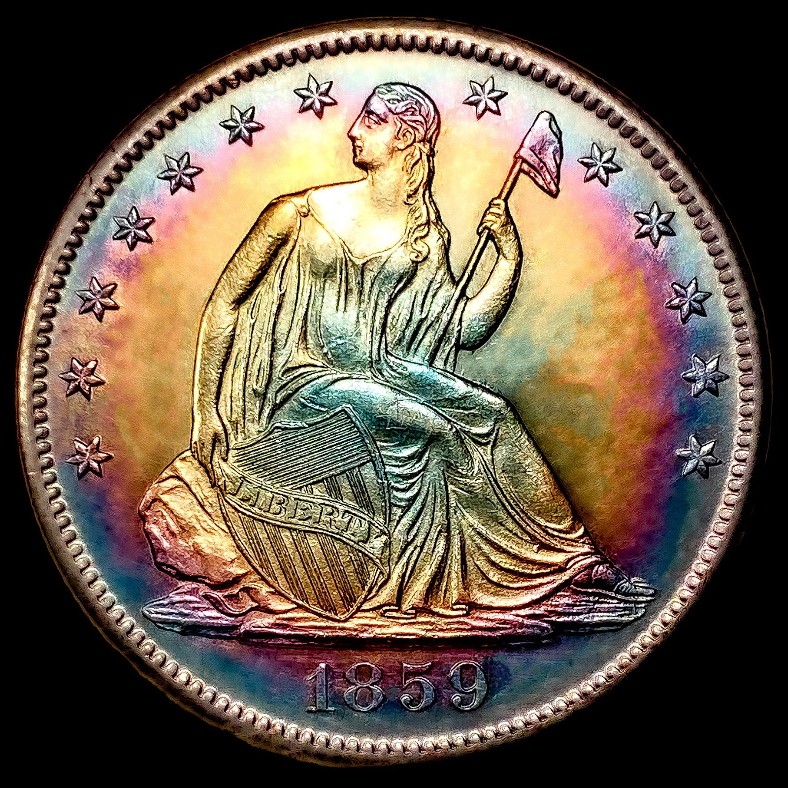 1859-S Seated Liberty Half Dollar: 1859-S Seated Liberty Half Dollar