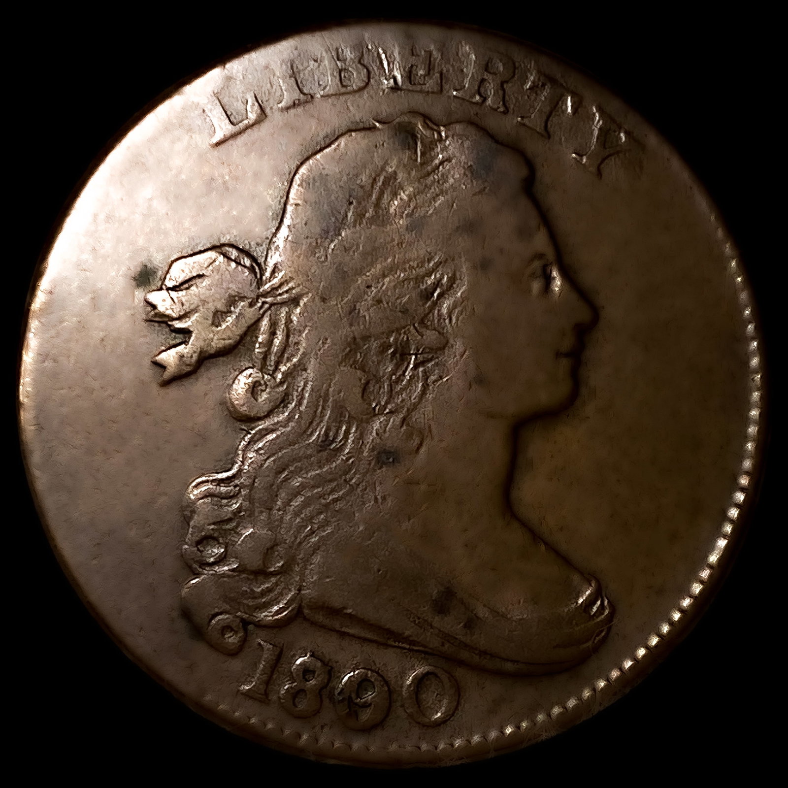 1800/79 Draped Bust Large Cent (1 of 2)