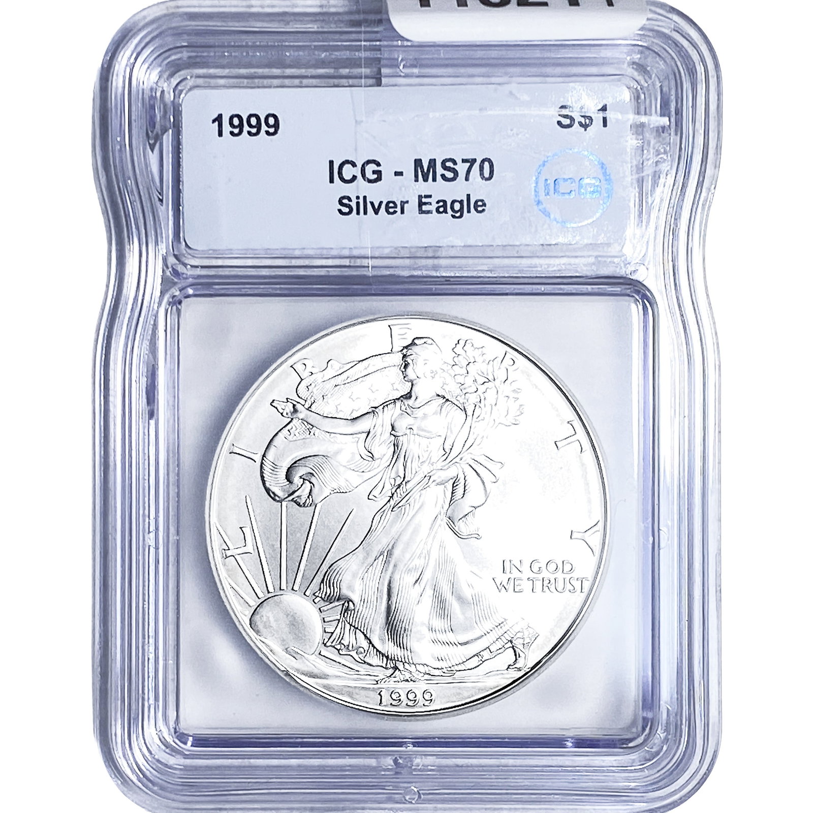 1999 Silver Eagle ICG MS70: 1999 Silver Eagle ICG MS70