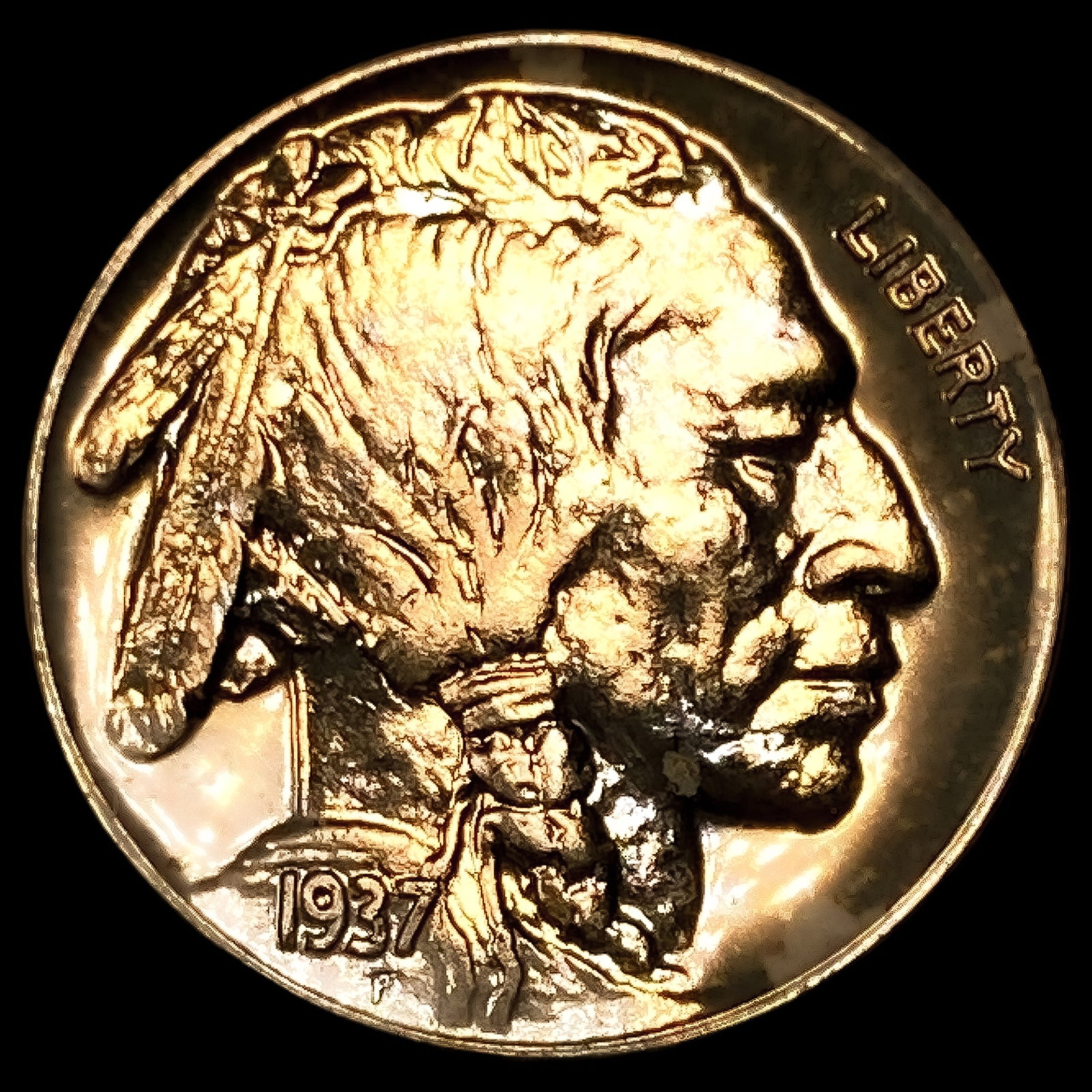 1937 Buffalo Nickel (1 of 2)