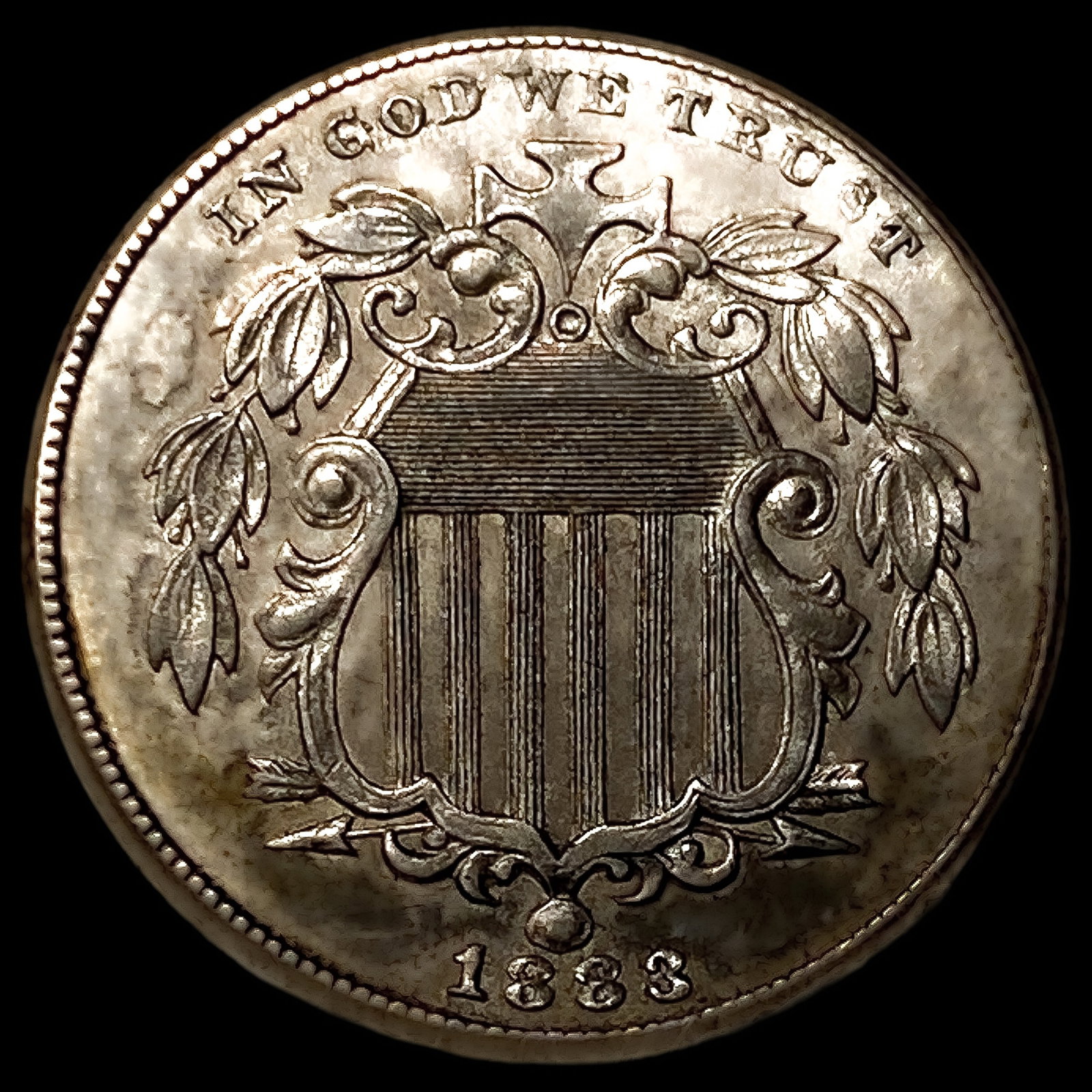 1883/2 Shield Nickel: 1883/2 Shield Nickel