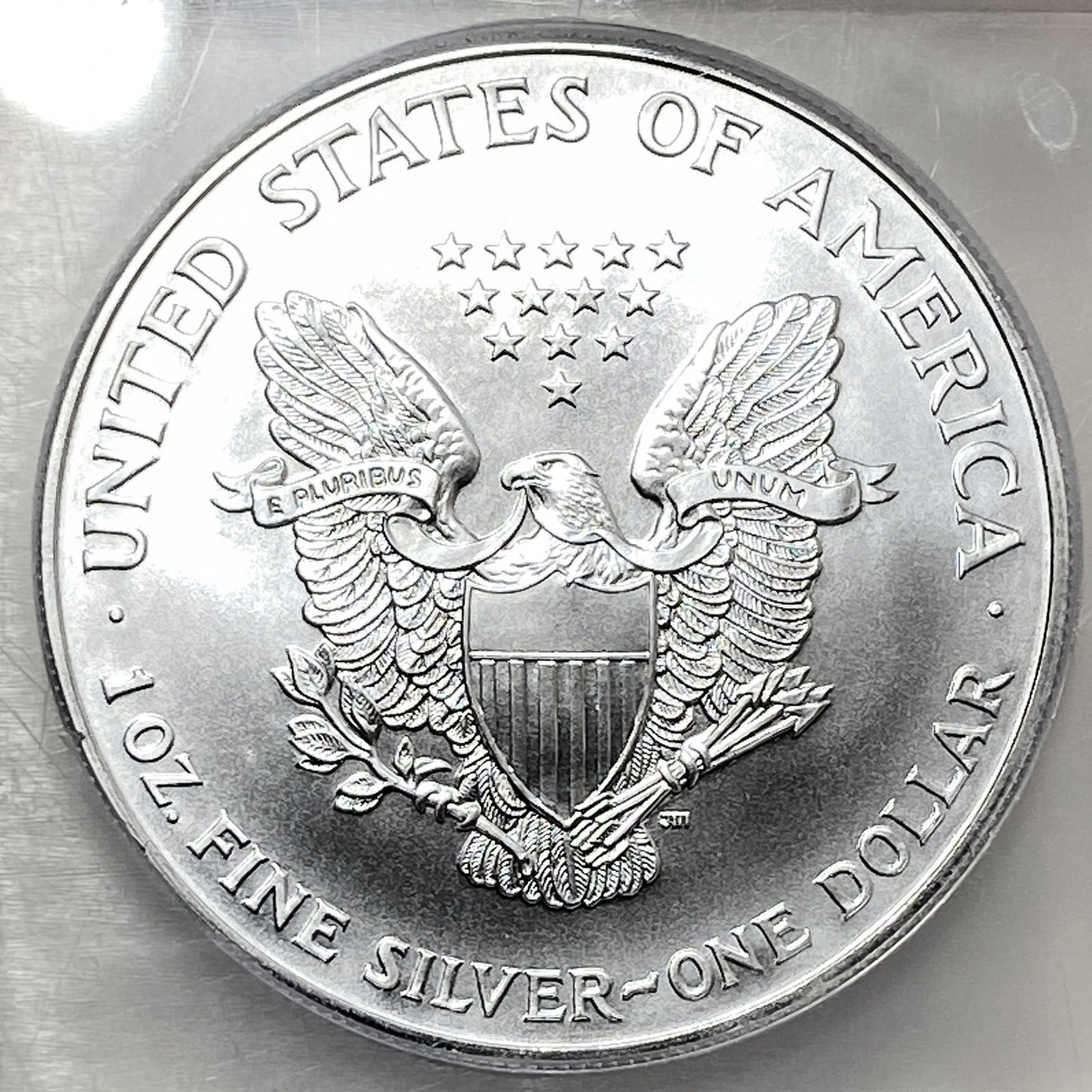 1999 Silver Eagle ICG MS70 - 4