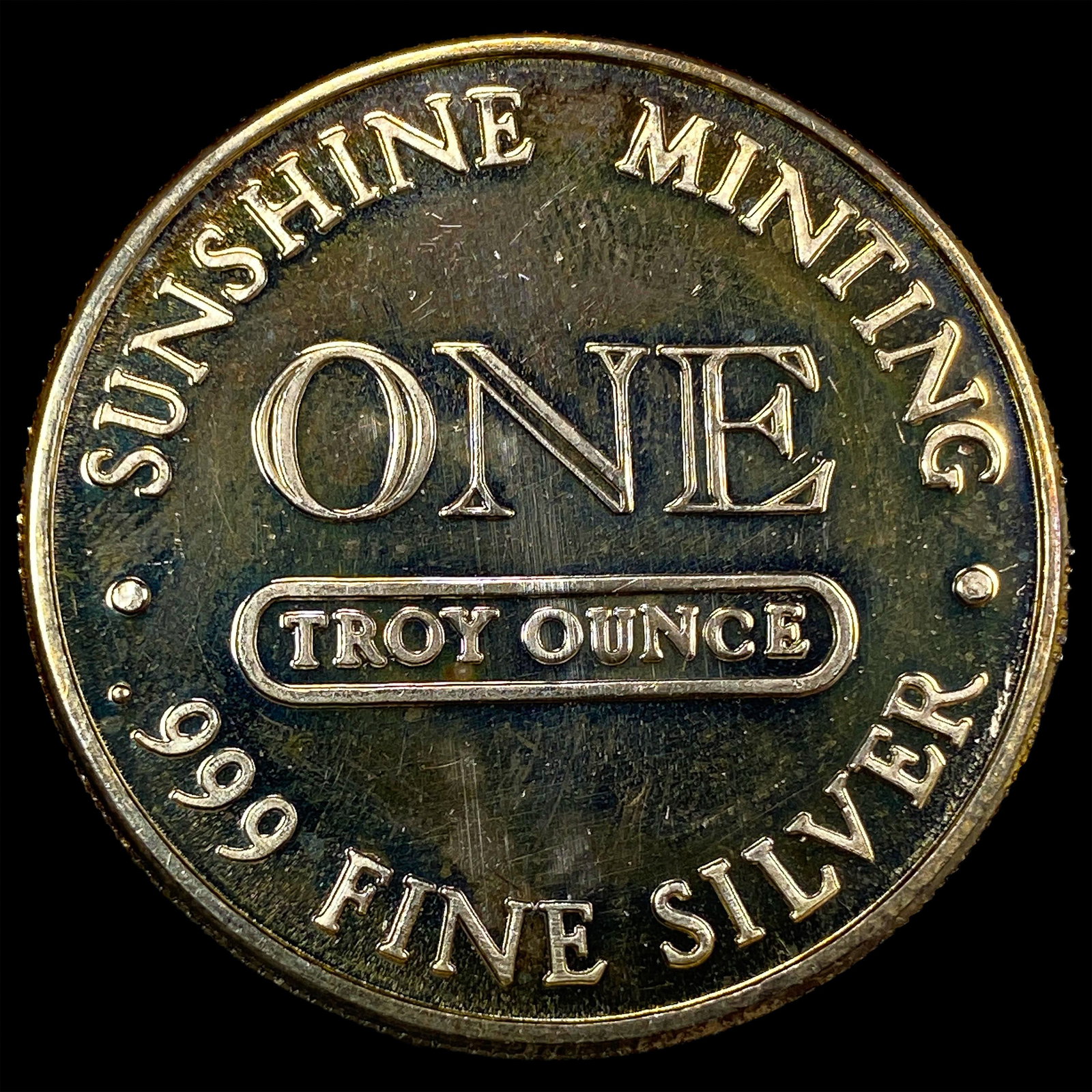 Sunshine Minting 1 oz .999 Fine Silver Round UNCIRCULATED (1 of 2)