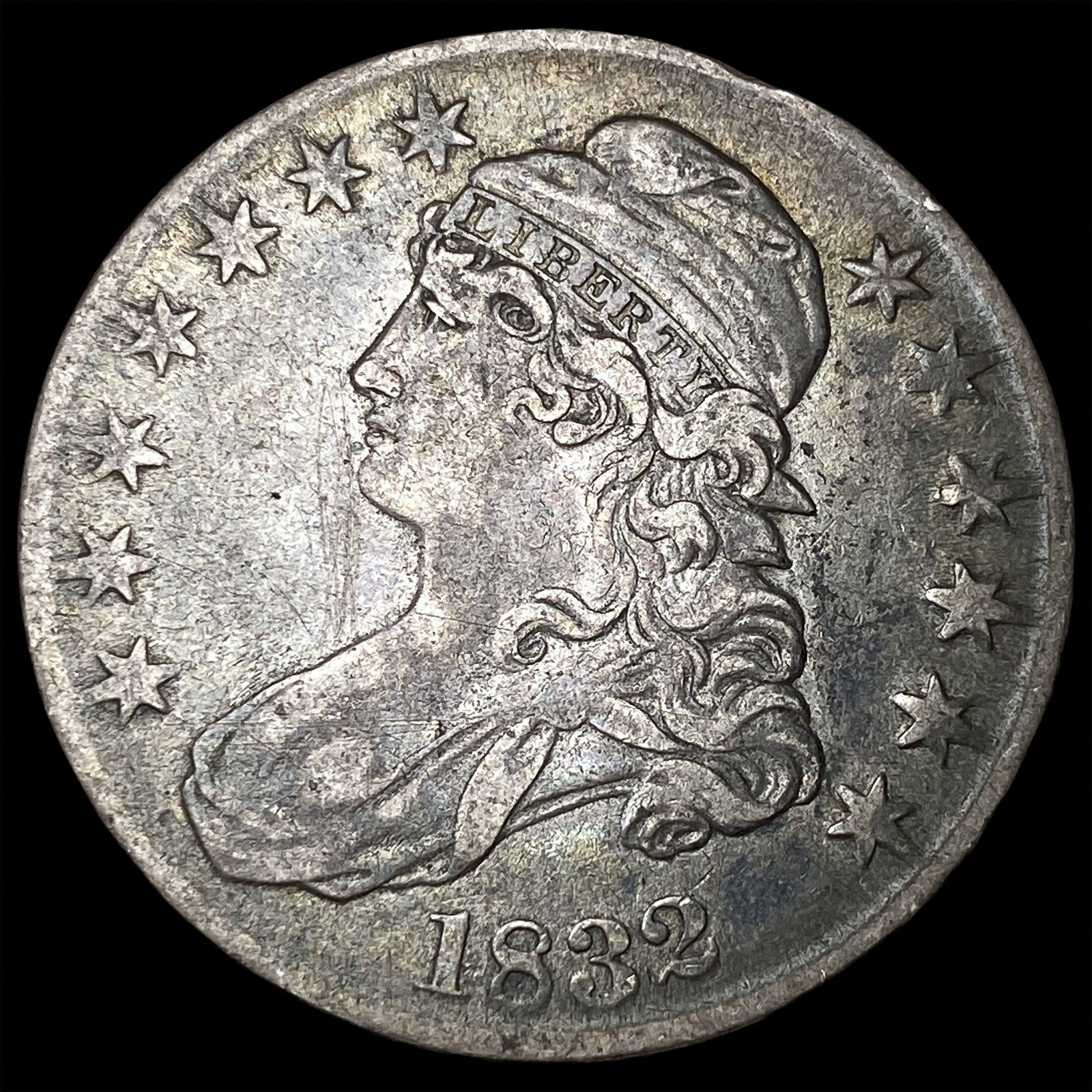 1832 Capped Bust Half Dollar NEARLY UNCIRCULATED (1 of 2)
