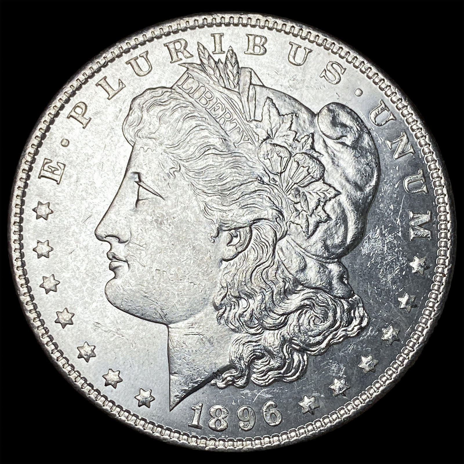 1896 Silver Morgan Dollar CHOICE BU: 1896 Silver Morgan Dollar CHOICE BU