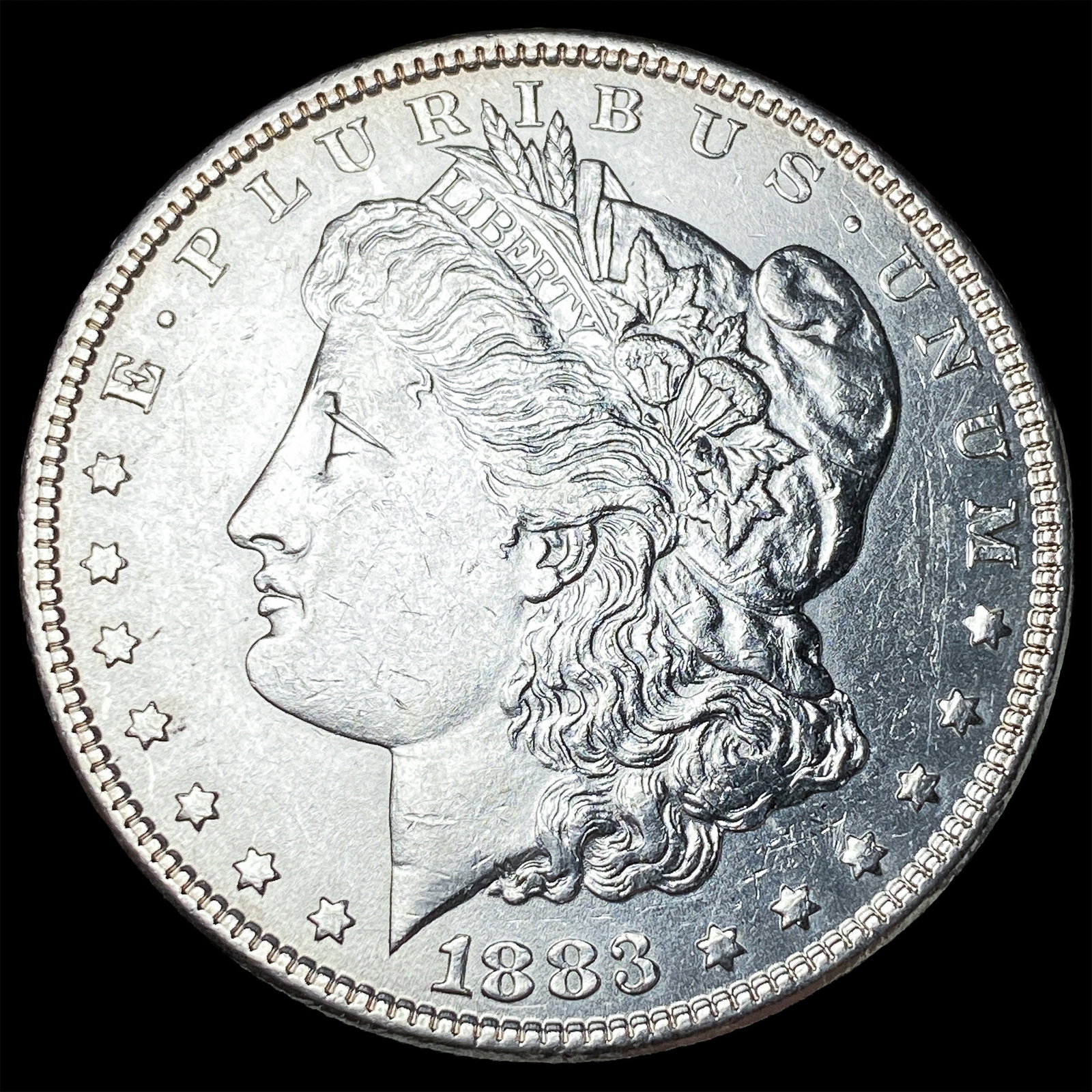 1883-S Silver Morgan Dollar CHOICE AU: 1883-S Silver Morgan Dollar CHOICE AU