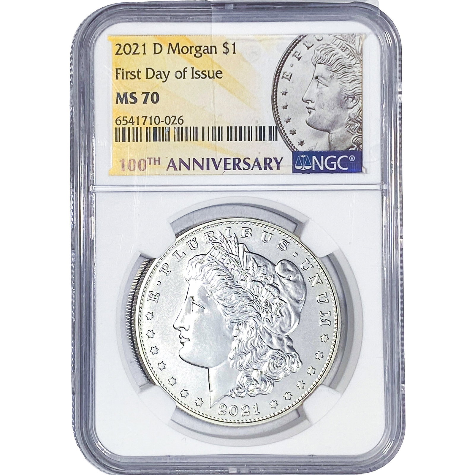 2021-D Morgan Silver Dollar NGC MS70: 2021-D Morgan Silver Dollar NGC MS70