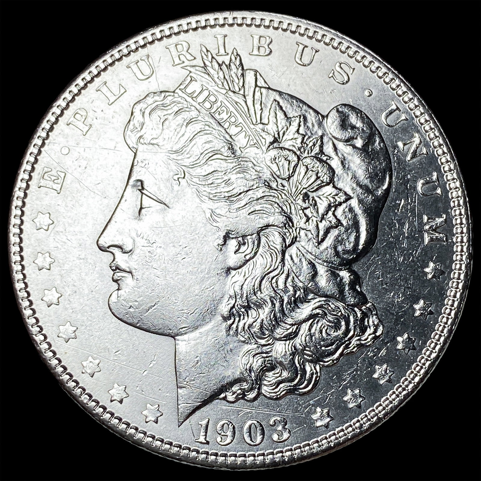 1903 Morgan Silver Dollar CLOSELY UNCIRCULATED: 1903 Morgan Silver Dollar CLOSELY UNCIRCULATED