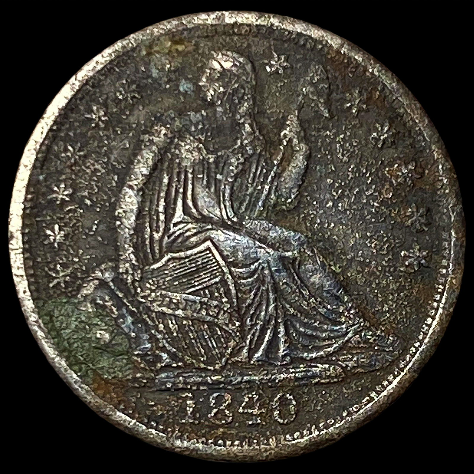 1840 Seated Liberty Half Dime HIGH GRADE (1 of 2)