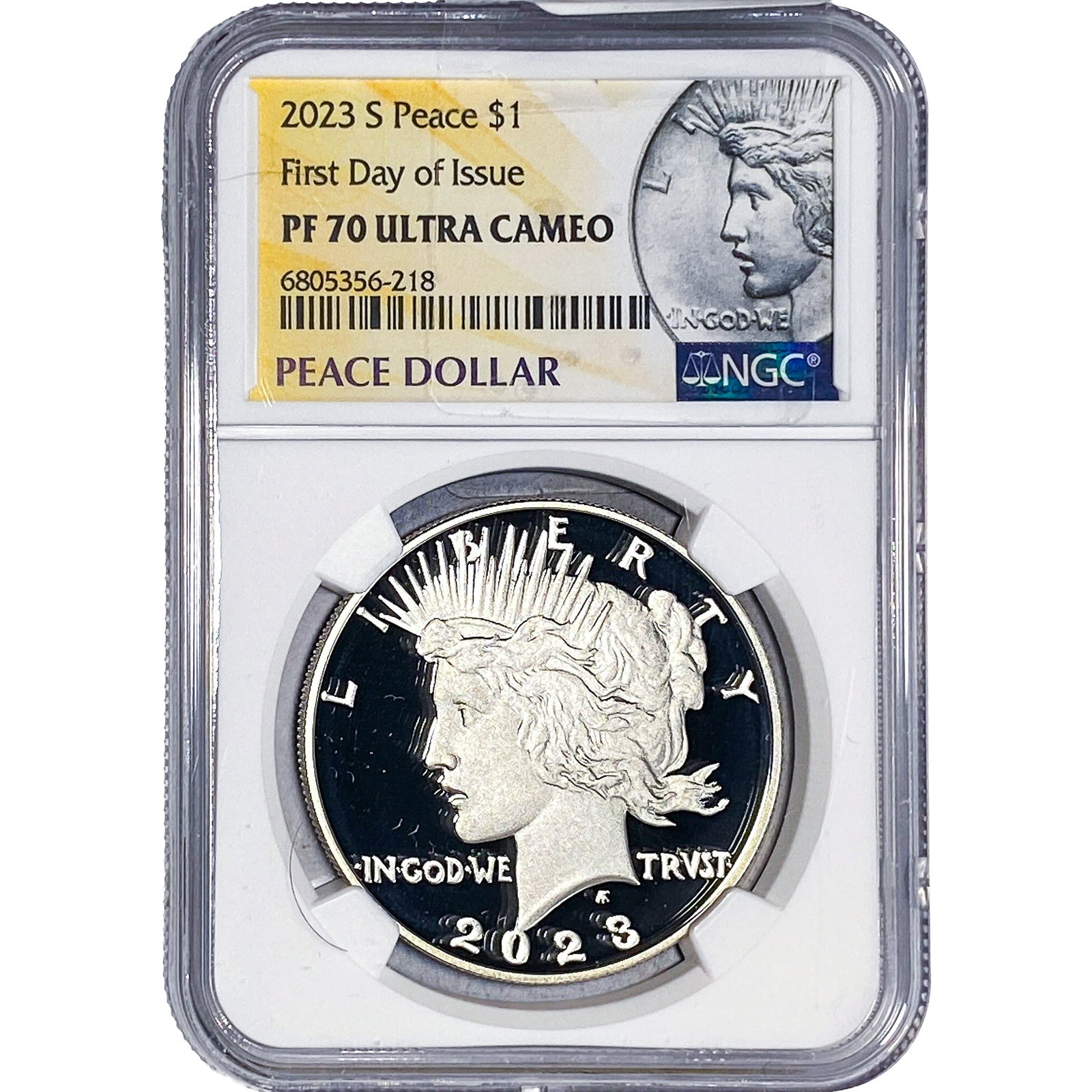 2023-S Silver Peace Dollar NGC PF70 Ultra Cameo: 2023-S Silver Peace Dollar NGC PF70 Ultra Cameo