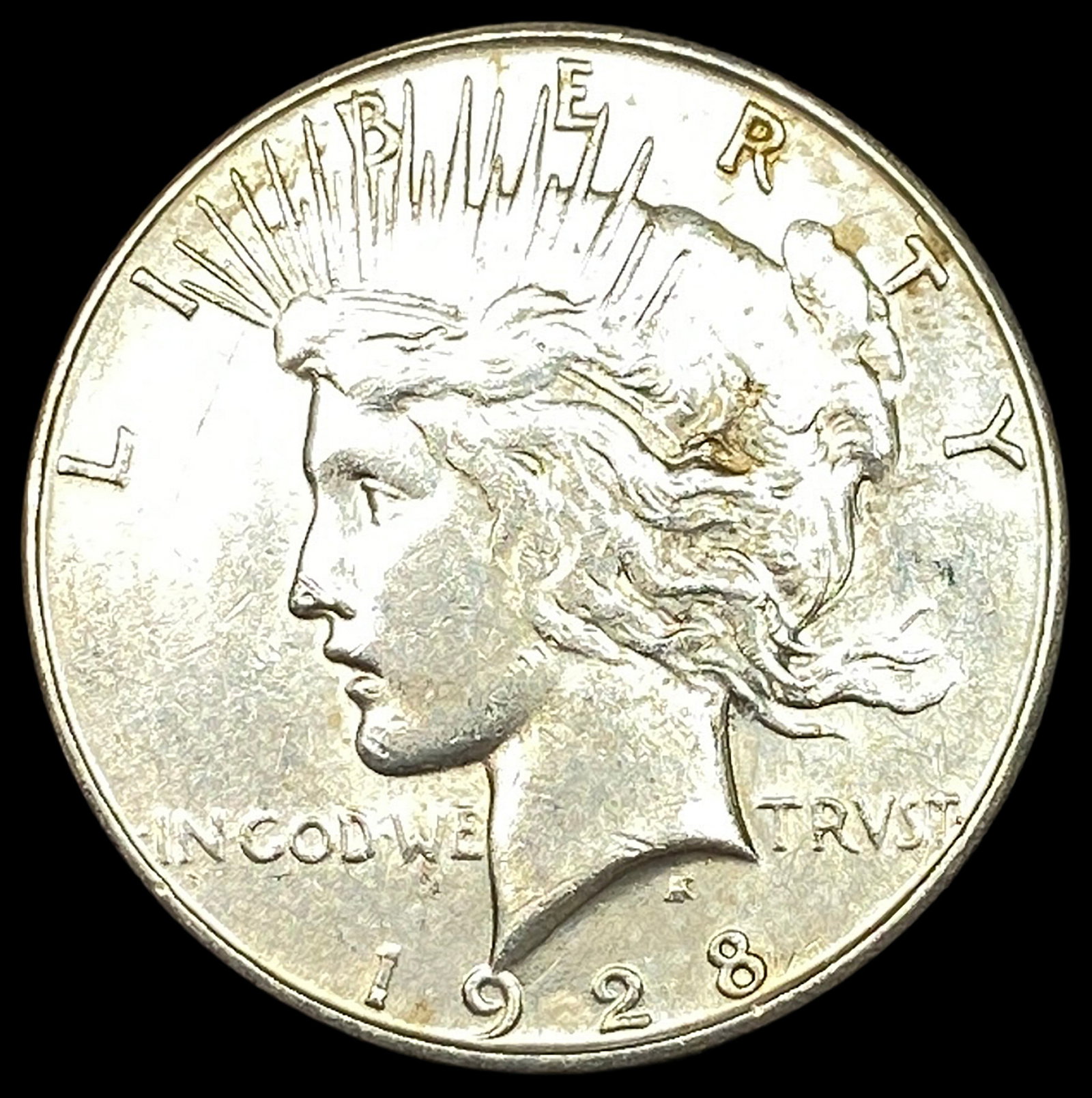1928-S Silver Peace Dollar CLOSELY UNCIRCULATED: 1928-S Silver Peace Dollar CLOSELY UNCIRCULATED