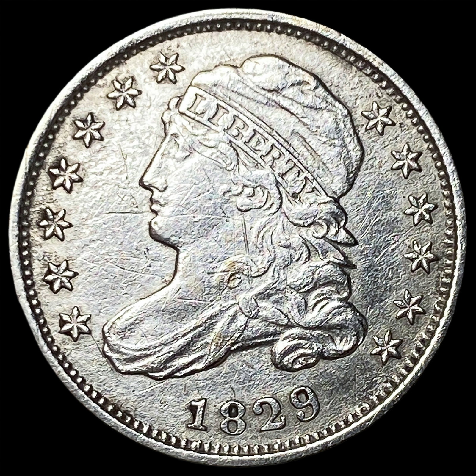 1829 Capped Bust Dime CLOSELY UNCIRCULATED (1 of 2)