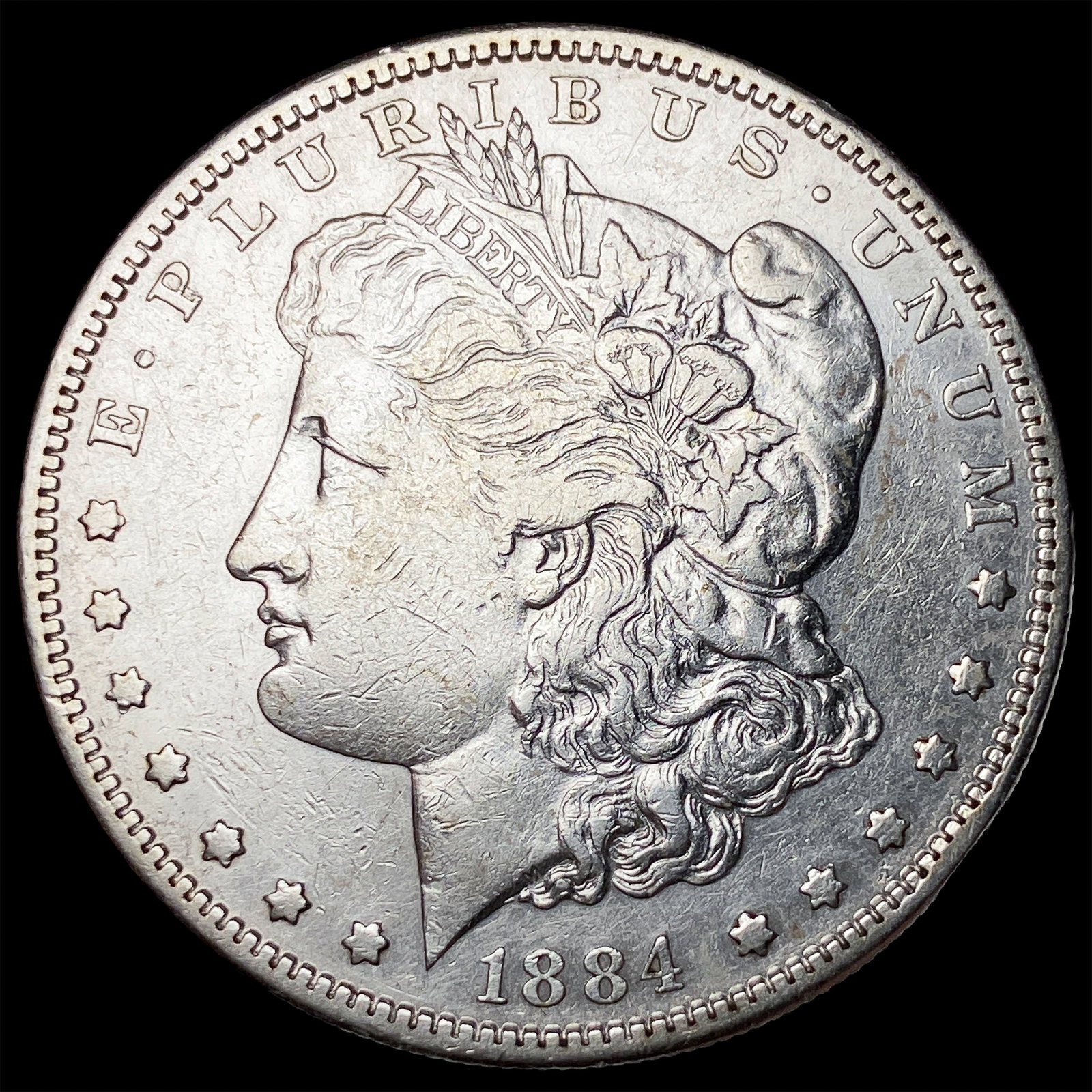 1884-S Silver Morgan Dollar NEARLY UNCIRCULATED (1 of 2)