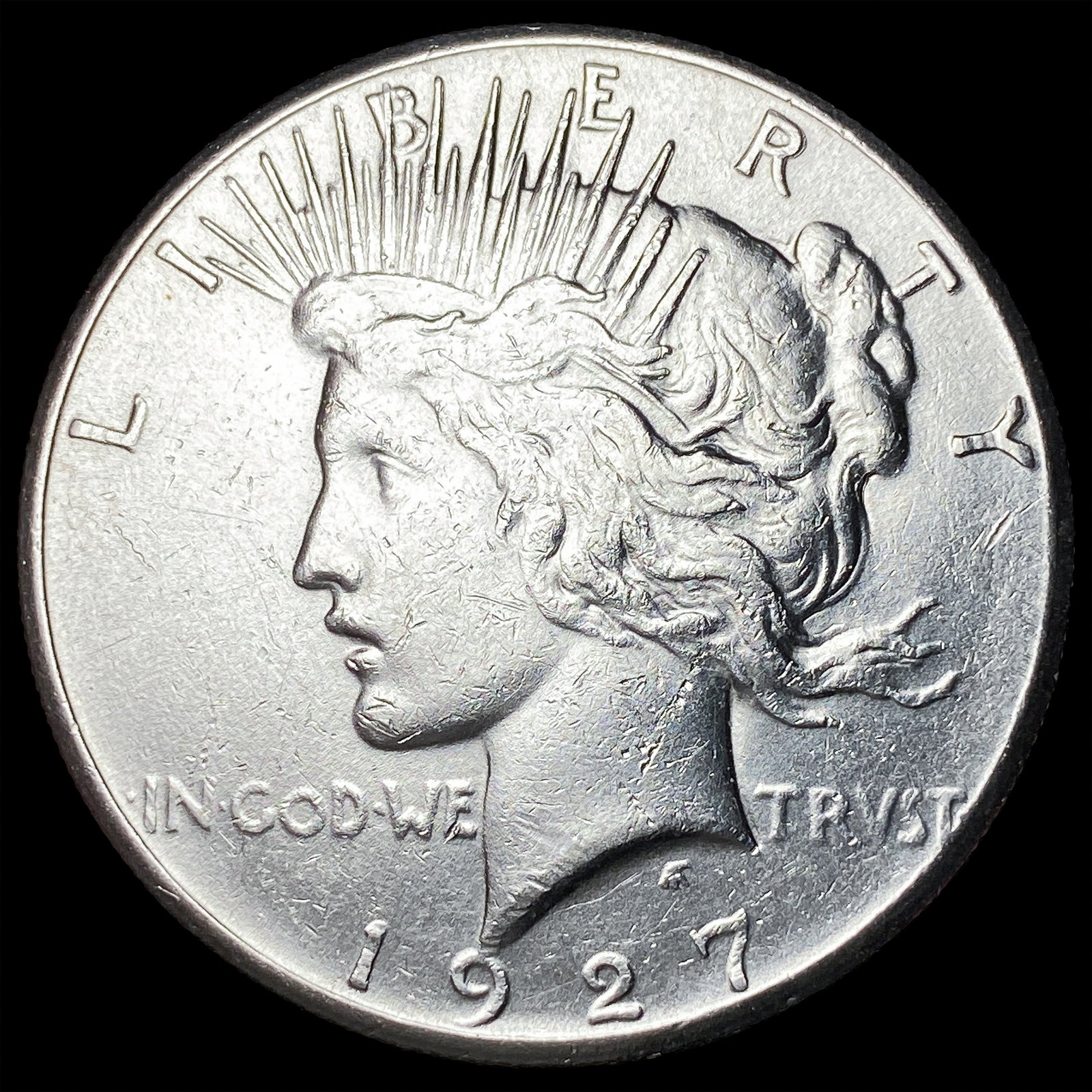 1927 Peace Silver Dollar CLOSELY UNCIRCULATED: 1927 Peace Silver Dollar CLOSELY UNCIRCULATED