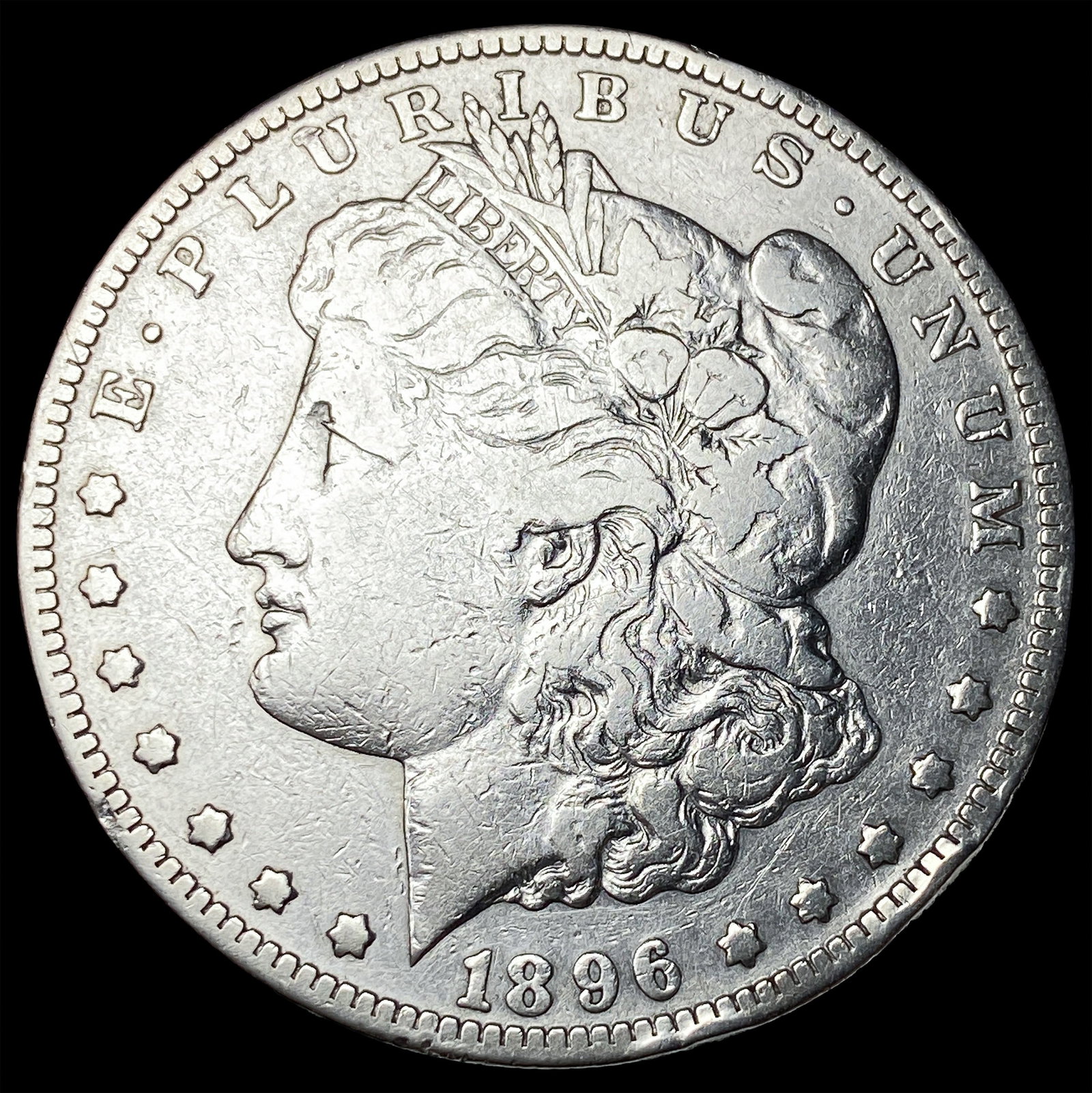 1896-S Silver Morgan Dollar LIGHTLY CIRCULATED: 1896-S Silver Morgan Dollar LIGHTLY CIRCULATED