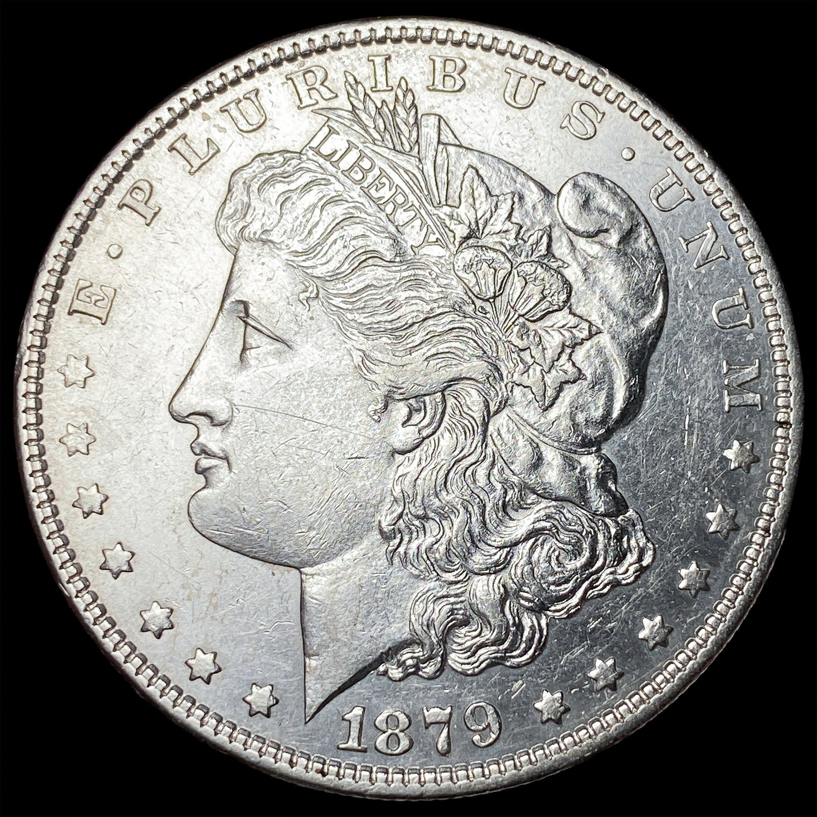 1879 Silver Morgan Dollar NEARLY UNCIRCULATED: 1879 Silver Morgan Dollar NEARLY UNCIRCULATED