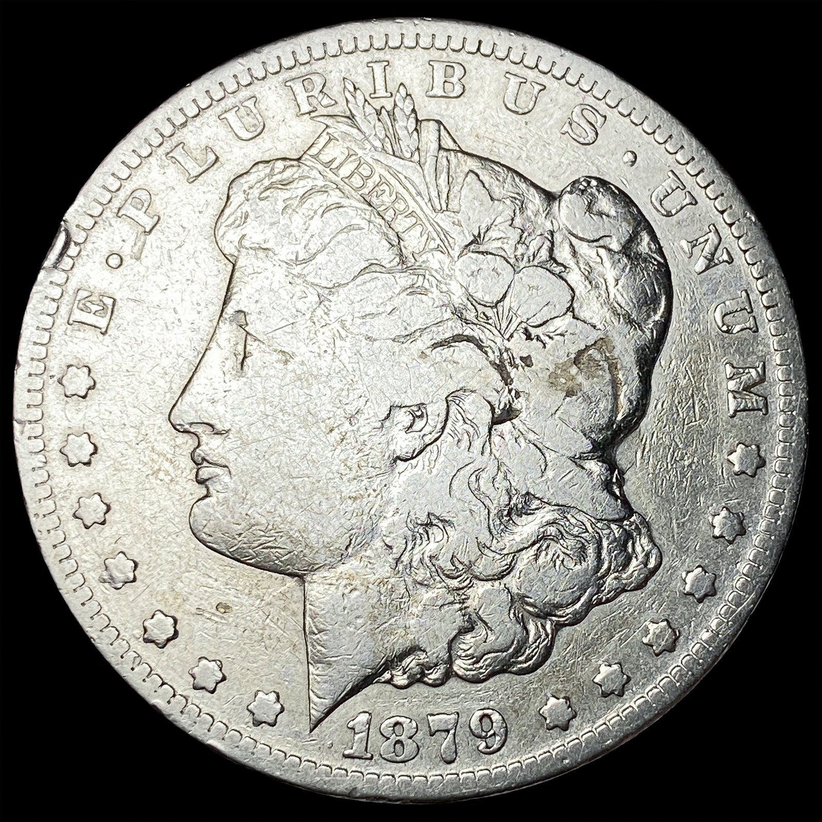 1879-CC Silver Morgan Dollar LIGHTLY CIRCULATED (1 of 2)