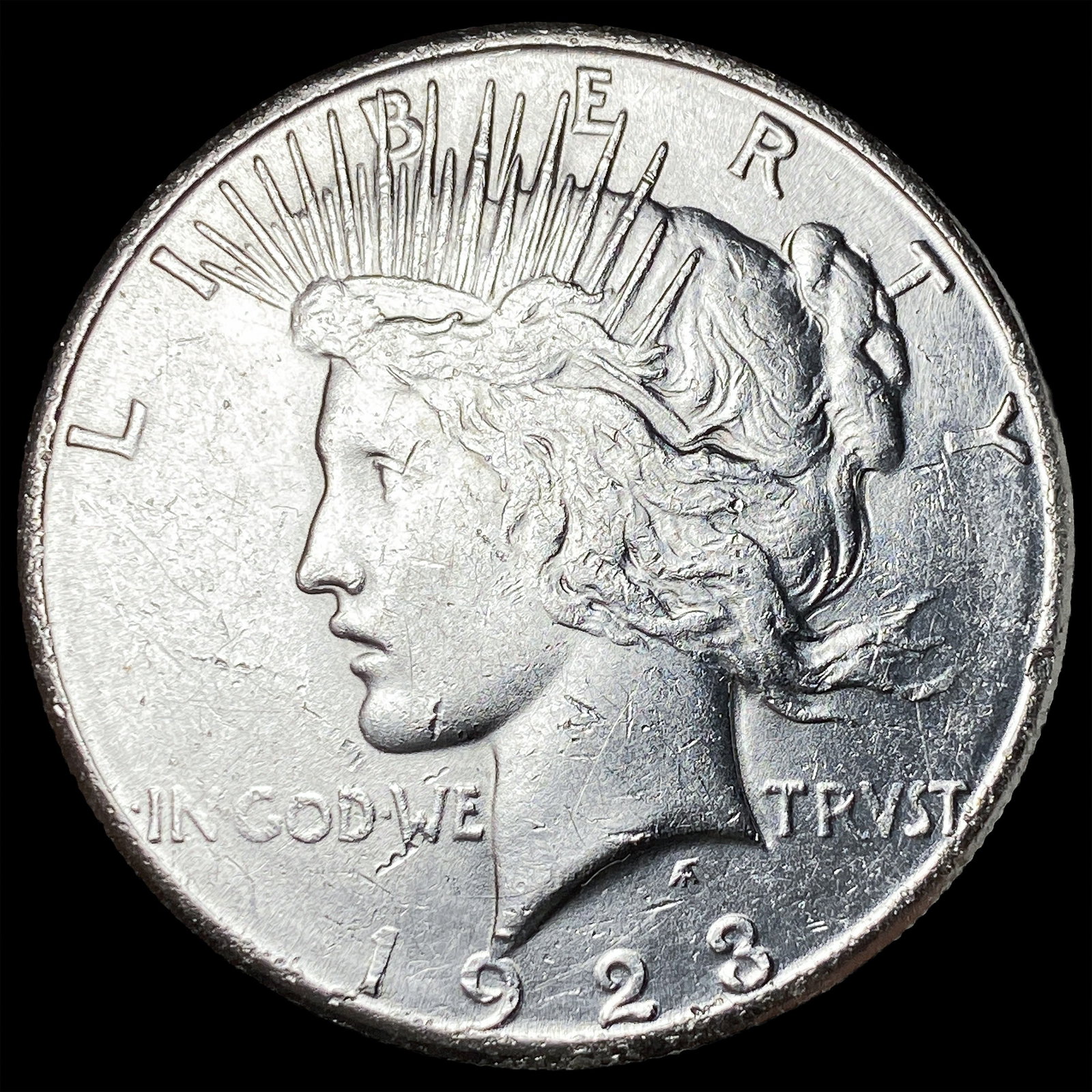 1923-S Silver Peace Dollar HIGH GRADE (1 of 2)