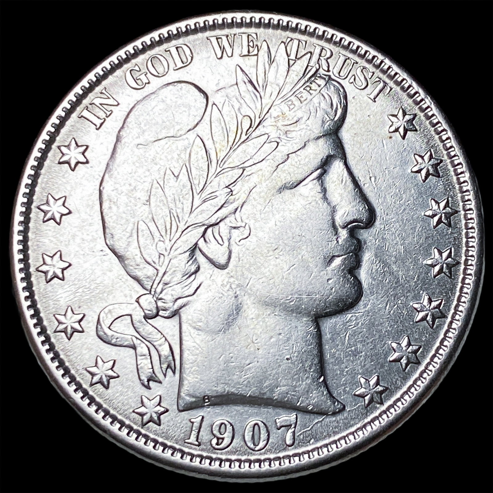 1907-O Silver Barber Half Dollar UNCIRCULATED (1 of 2)