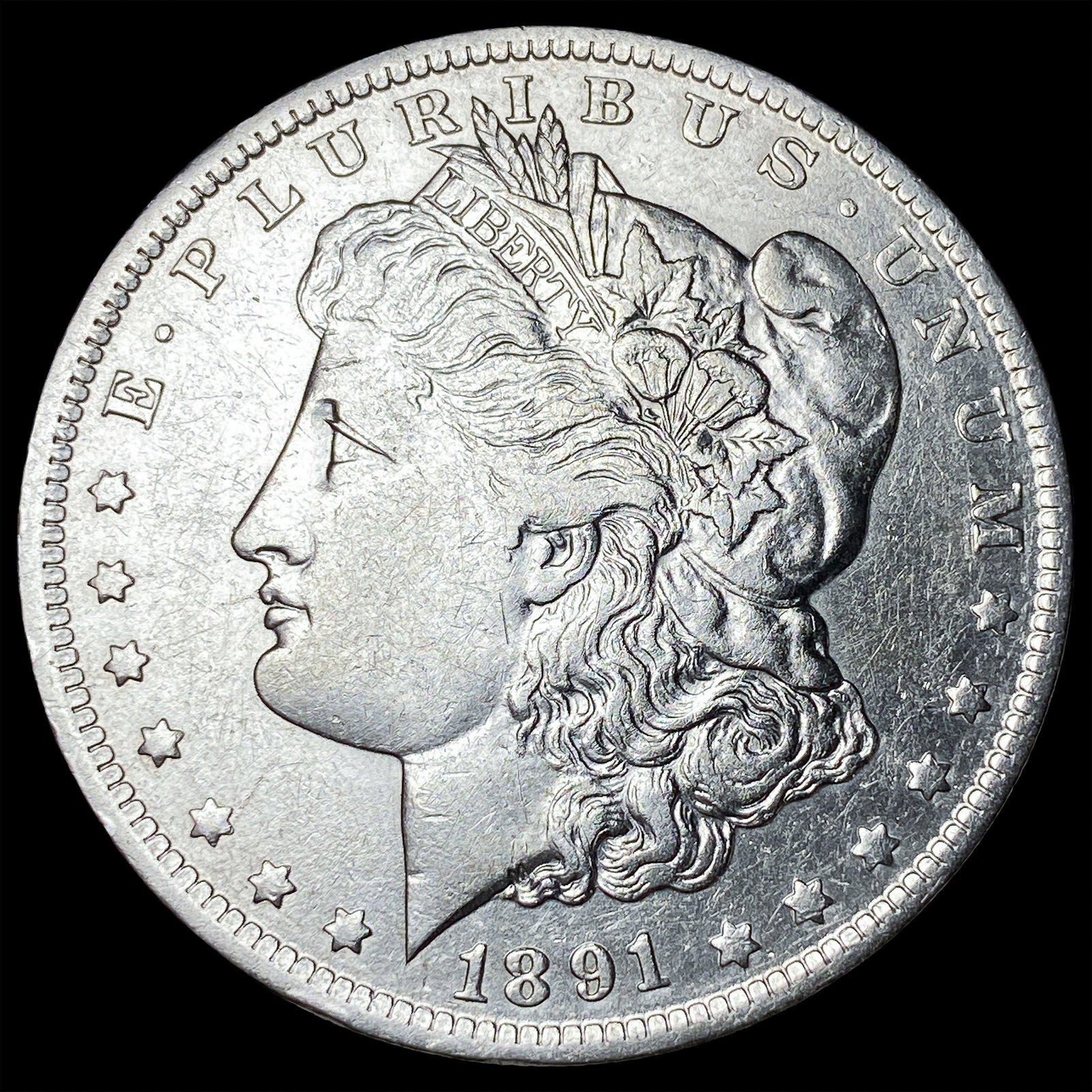 1891-O Silver Morgan Dollar NEARLY UNCIRCULATED: 1891-O Silver Morgan Dollar NEARLY UNCIRCULATED