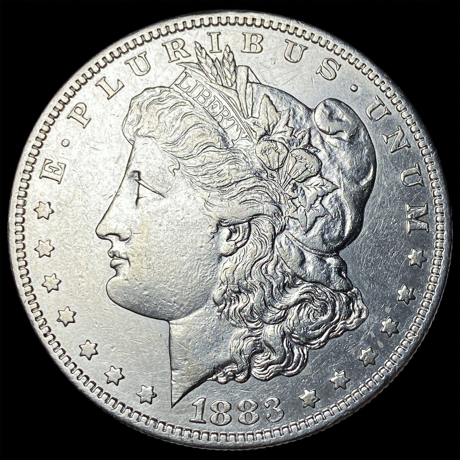 1883-S Silver Morgan Dollar NEARLY UNCIRCULATED: 1883-S Silver Morgan Dollar NEARLY UNCIRCULATED