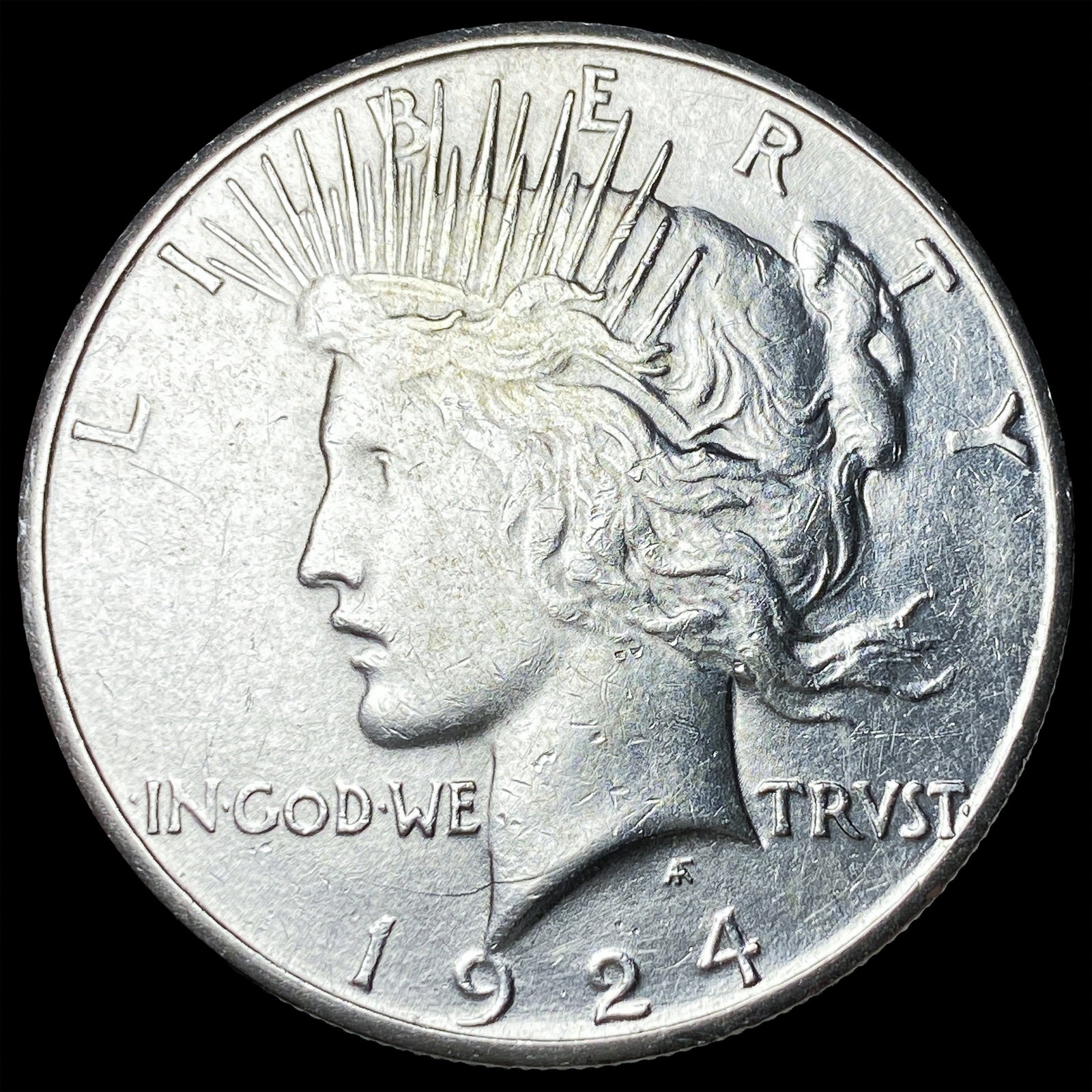 1924-S Silver Peace Dollar UNCIRCULATED: 1924-S Silver Peace Dollar UNCIRCULATED