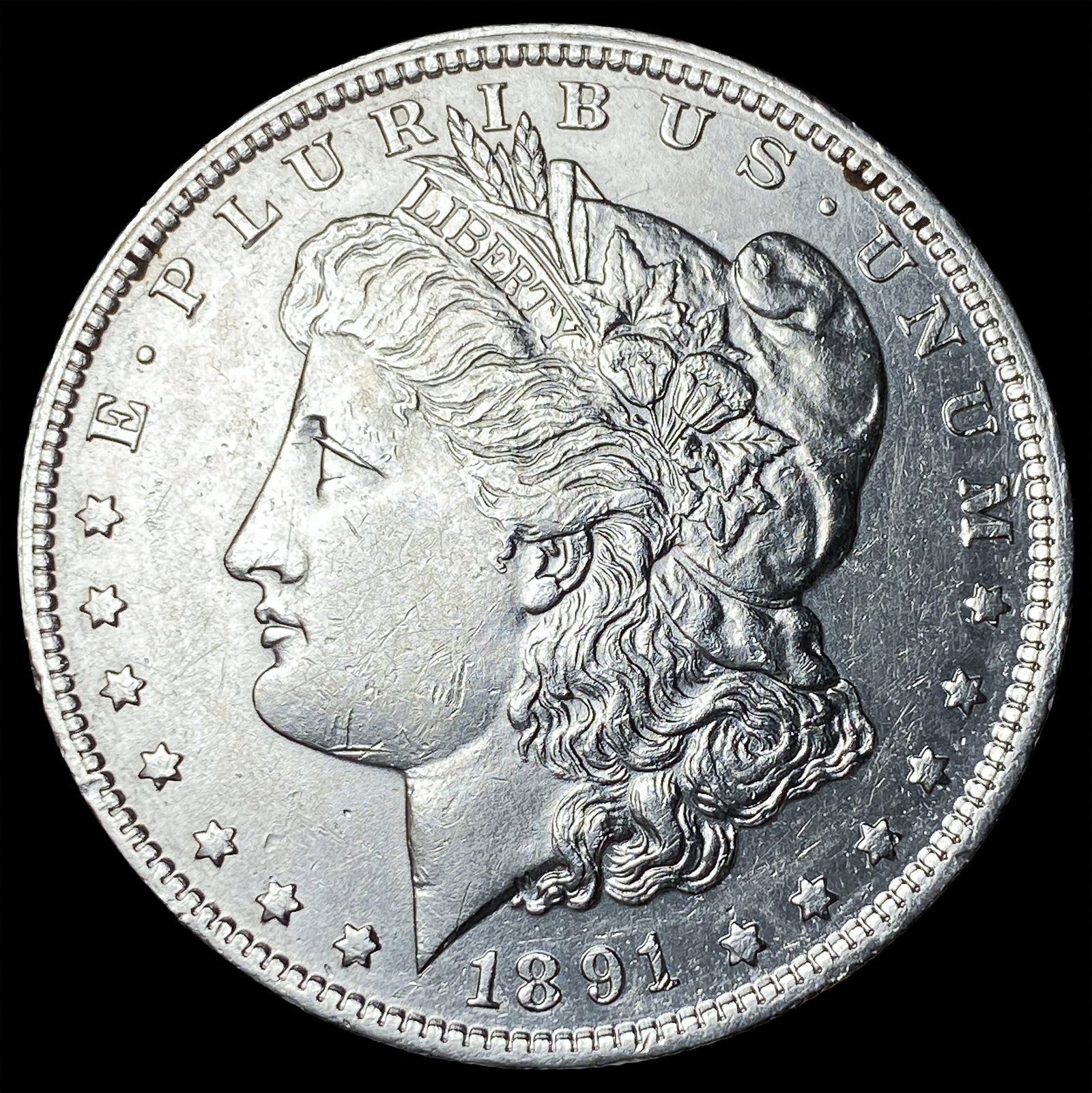 1891-O Morgan Silver Dollar CLOSELY UNCIRCULATED: 1891-O Morgan Silver Dollar CLOSELY UNCIRCULATED