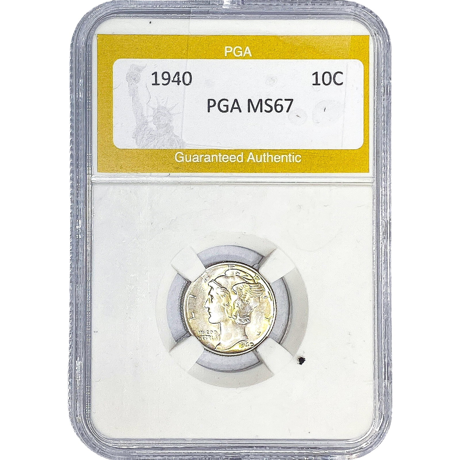 1940 Mercury Silver Dime PGA MS67: 1940 Mercury Silver Dime PGA MS67