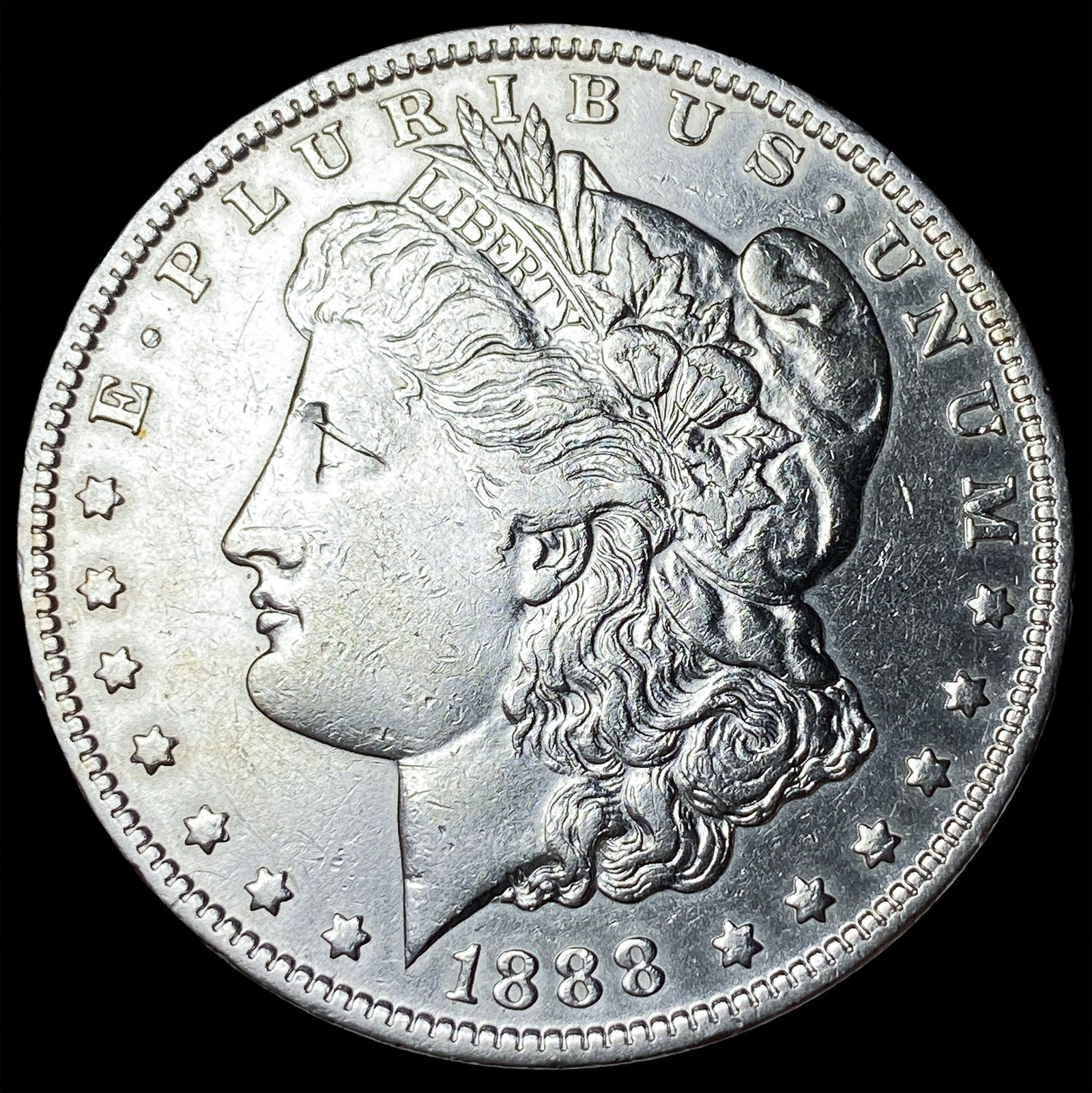 1888 Morgan Silver Dollar CLOSELY UNCIRCULATED (1 of 2)