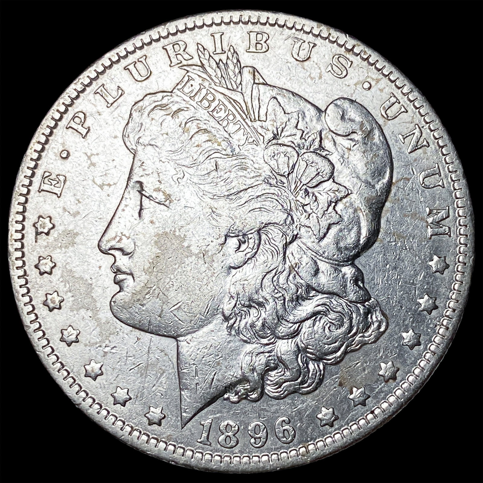 1896-O Silver Morgan Dollar NEARLY UNCIRCULATED: 1896-O Silver Morgan Dollar NEARLY UNCIRCULATED