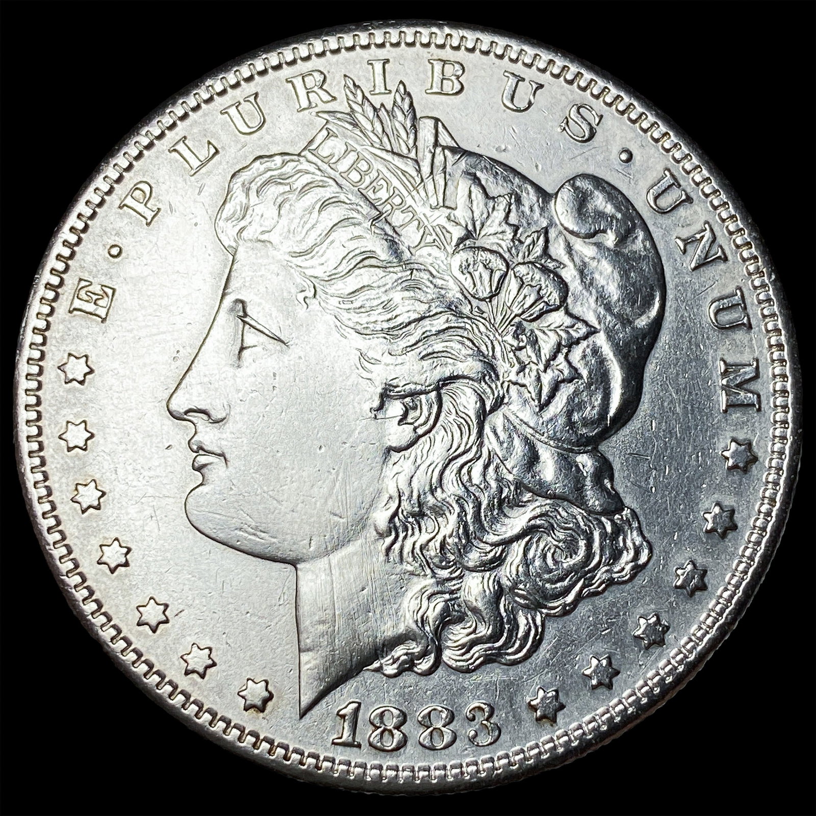 1883-S Silver Morgan Dollar CLOSELY UNCIRCULATED: 1883-S Silver Morgan Dollar CLOSELY UNCIRCULATED