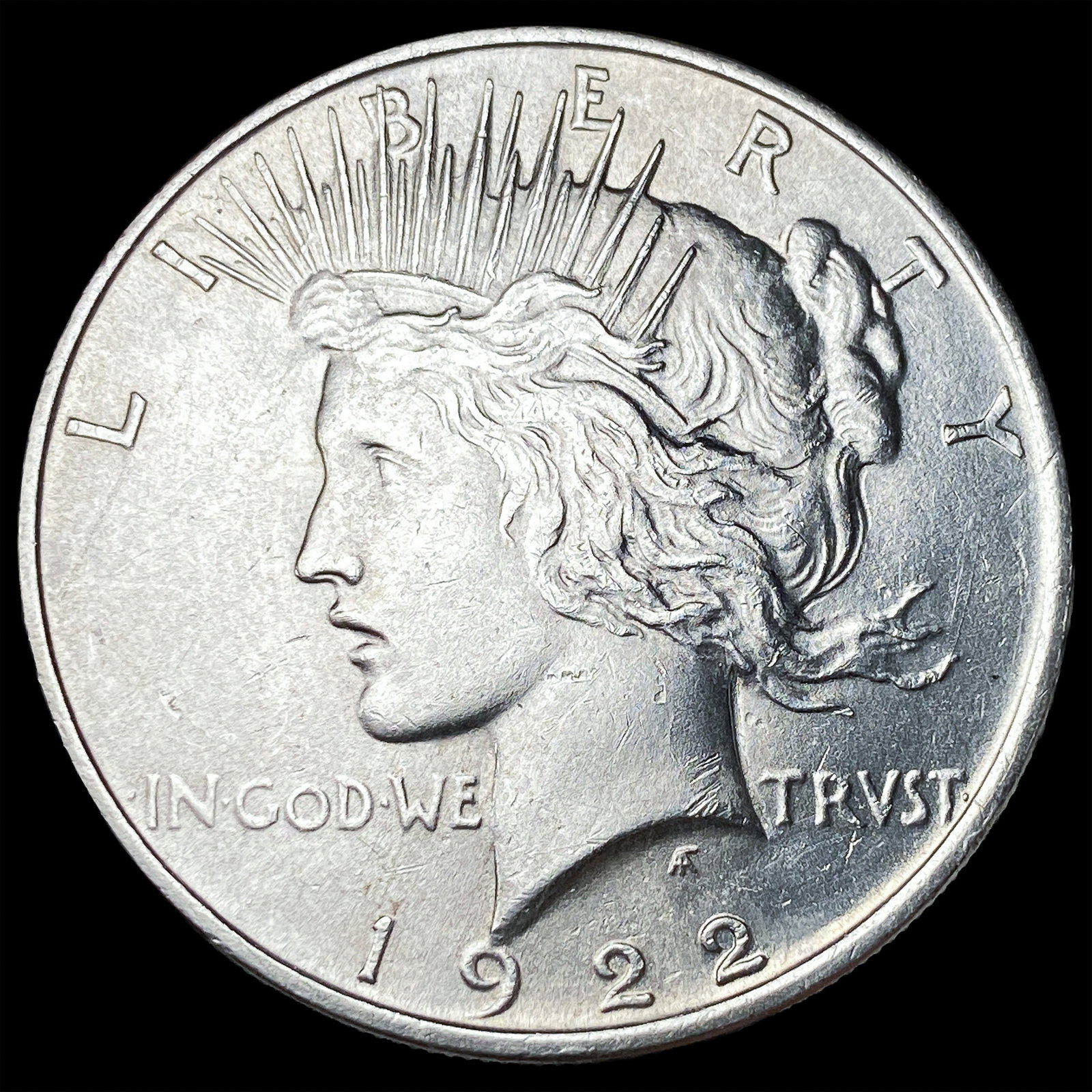 1922 Silver Peace Dollar UNCIRCULATED: 1922 Silver Peace Dollar UNCIRCULATED