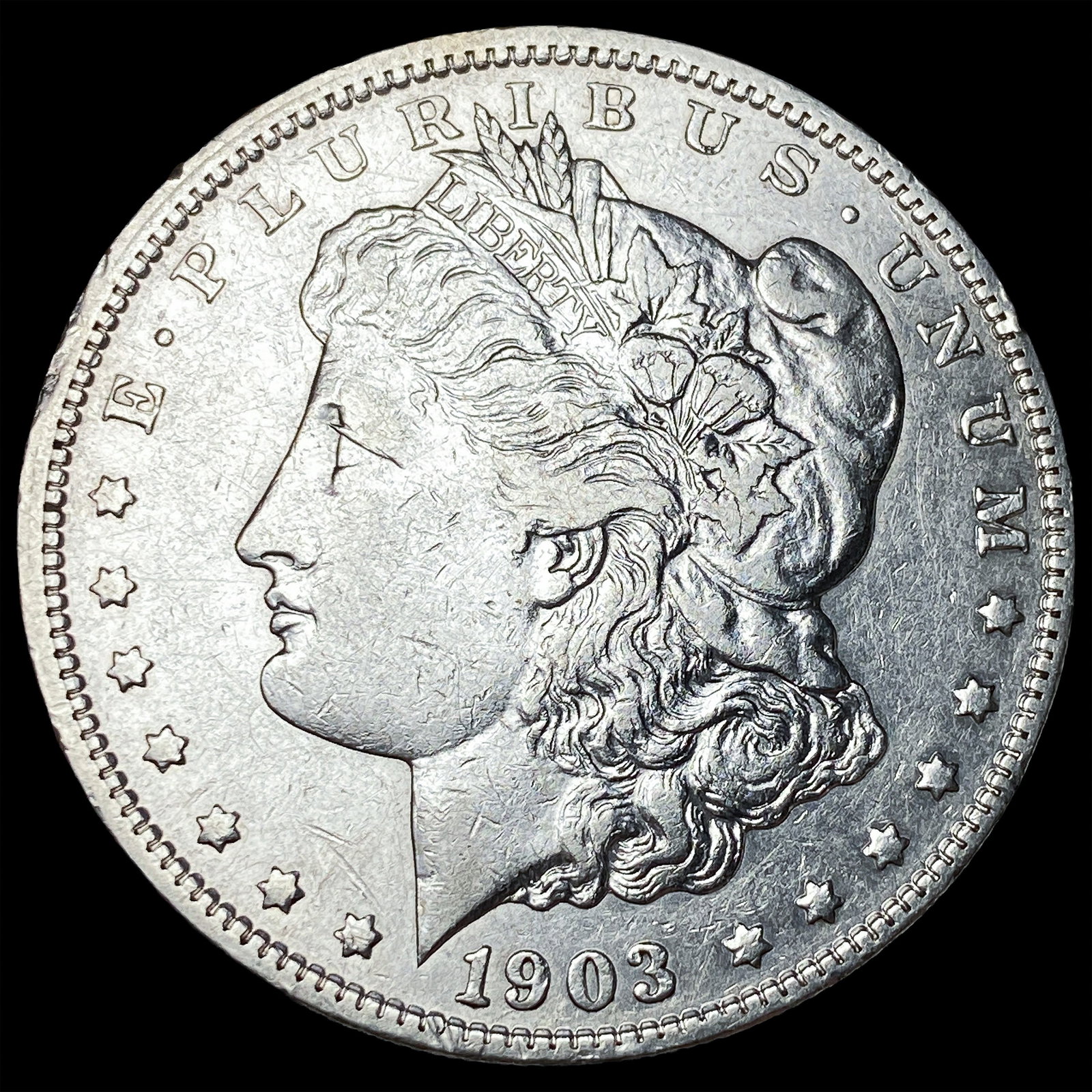 1903-O Morgan Silver Dollar NEARLY UNCIRCULATED: 1903-O Morgan Silver Dollar NEARLY UNCIRCULATED