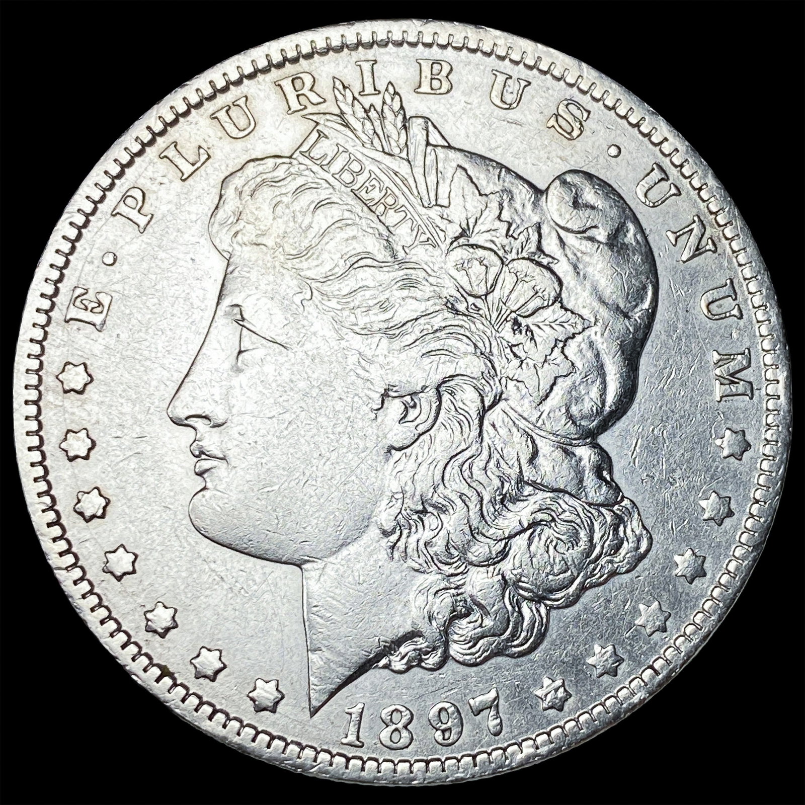 1897-O Silver Morgan Dollar ABOUT UNCIRCULATED: 1897-O Silver Morgan Dollar ABOUT UNCIRCULATED