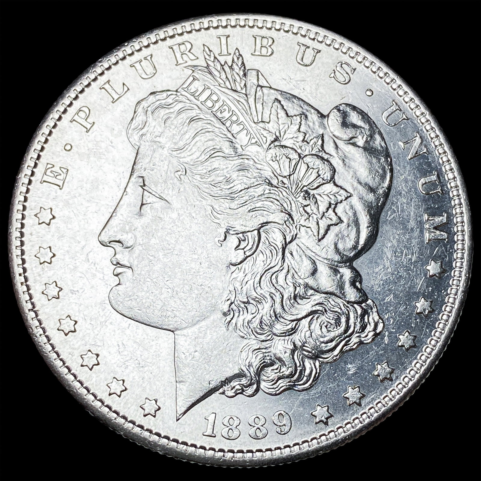 1889-S Silver Morgan Dollar CHOICE AU: 1889-S Silver Morgan Dollar CHOICE AU