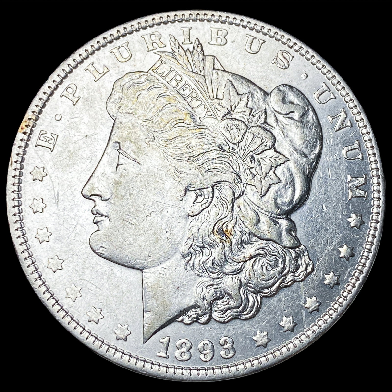 1893 Morgan Silver Dollar CLOSELY UNCIRCULATED (1 of 2)