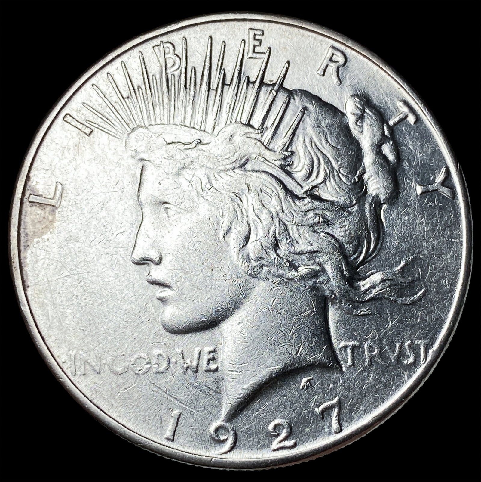 1927-S Peace Silver Dollar CLOSELY UNCIRCULATED (1 of 2)