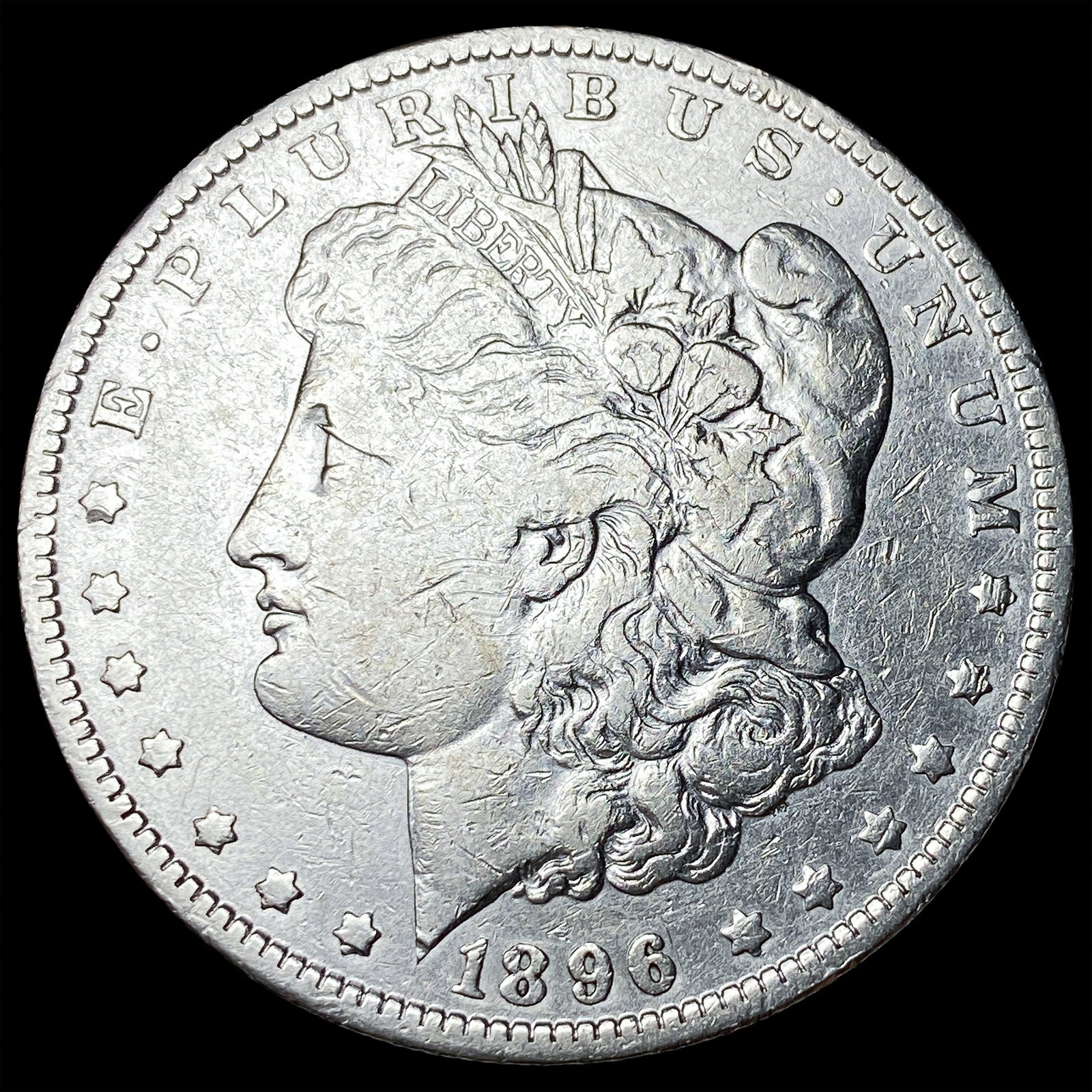 1896-O Silver Morgan Dollar NEARLY UNCIRCULATED: 1896-O Silver Morgan Dollar NEARLY UNCIRCULATED