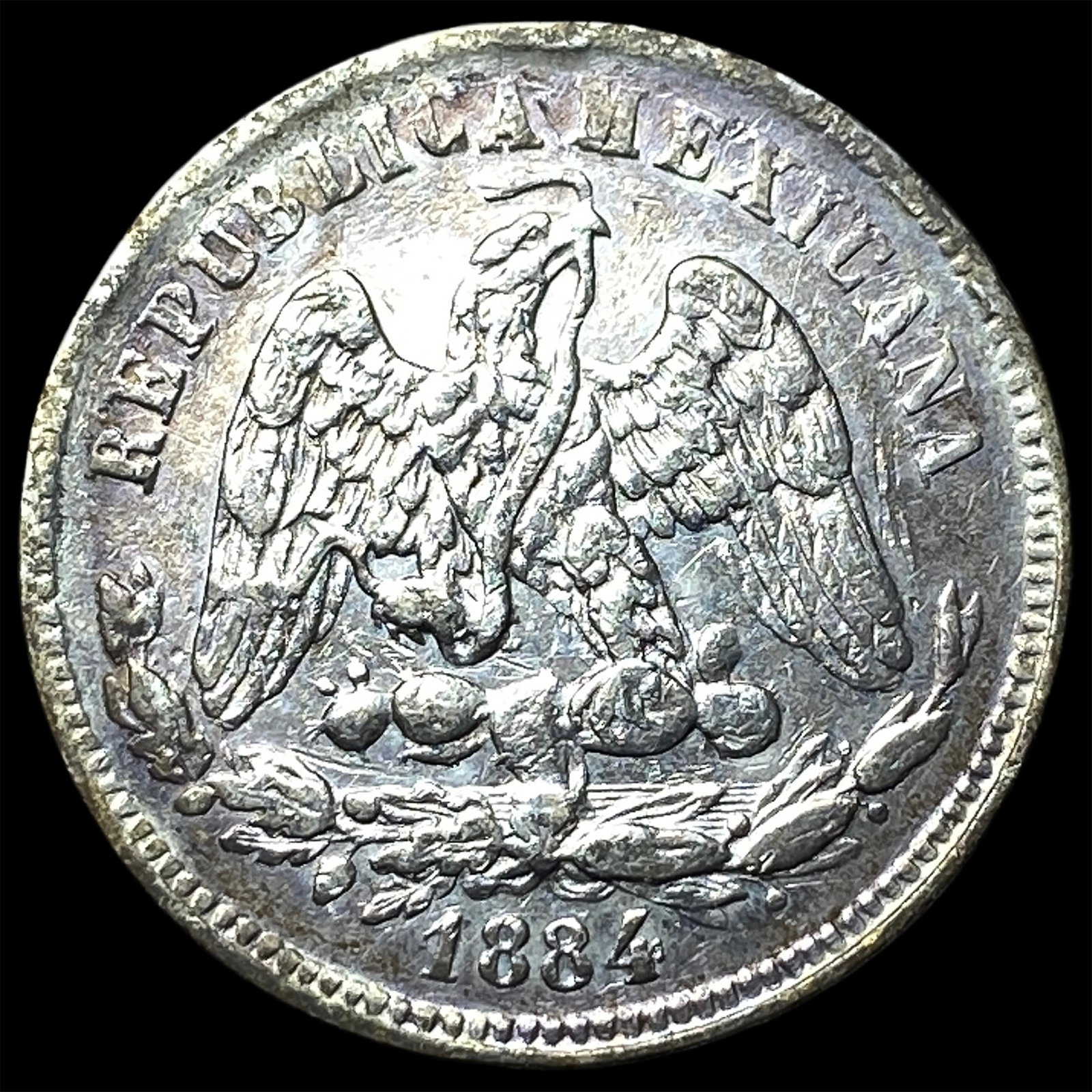 1884MoM Mexico Silver 25 Cenatvos (1 of 2)