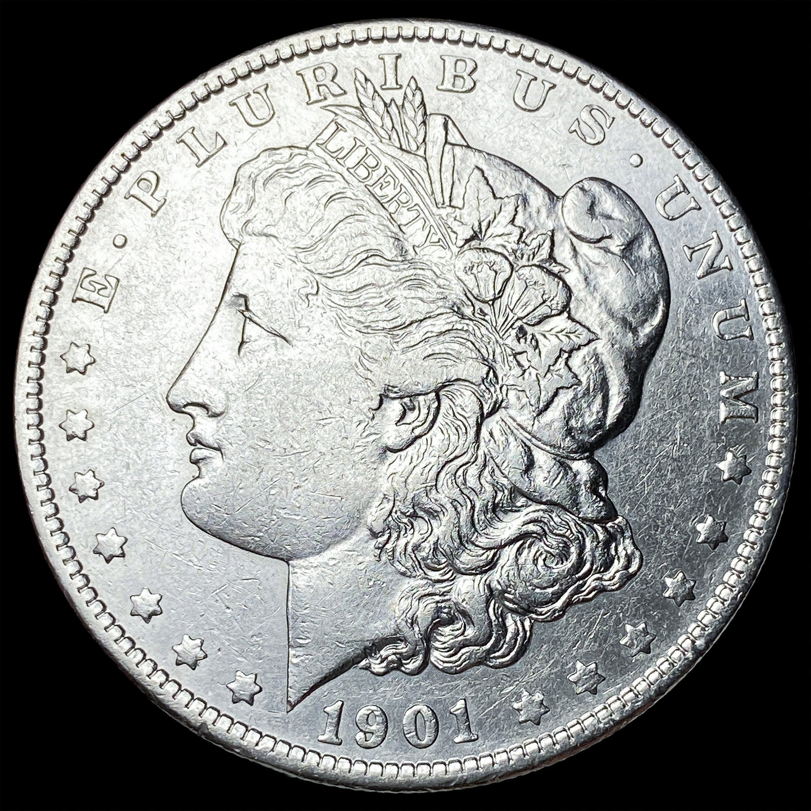 1901-S Silver Morgan Dollar CLOSELY UNCIRCULATED: 1901-S Silver Morgan Dollar CLOSELY UNCIRCULATED