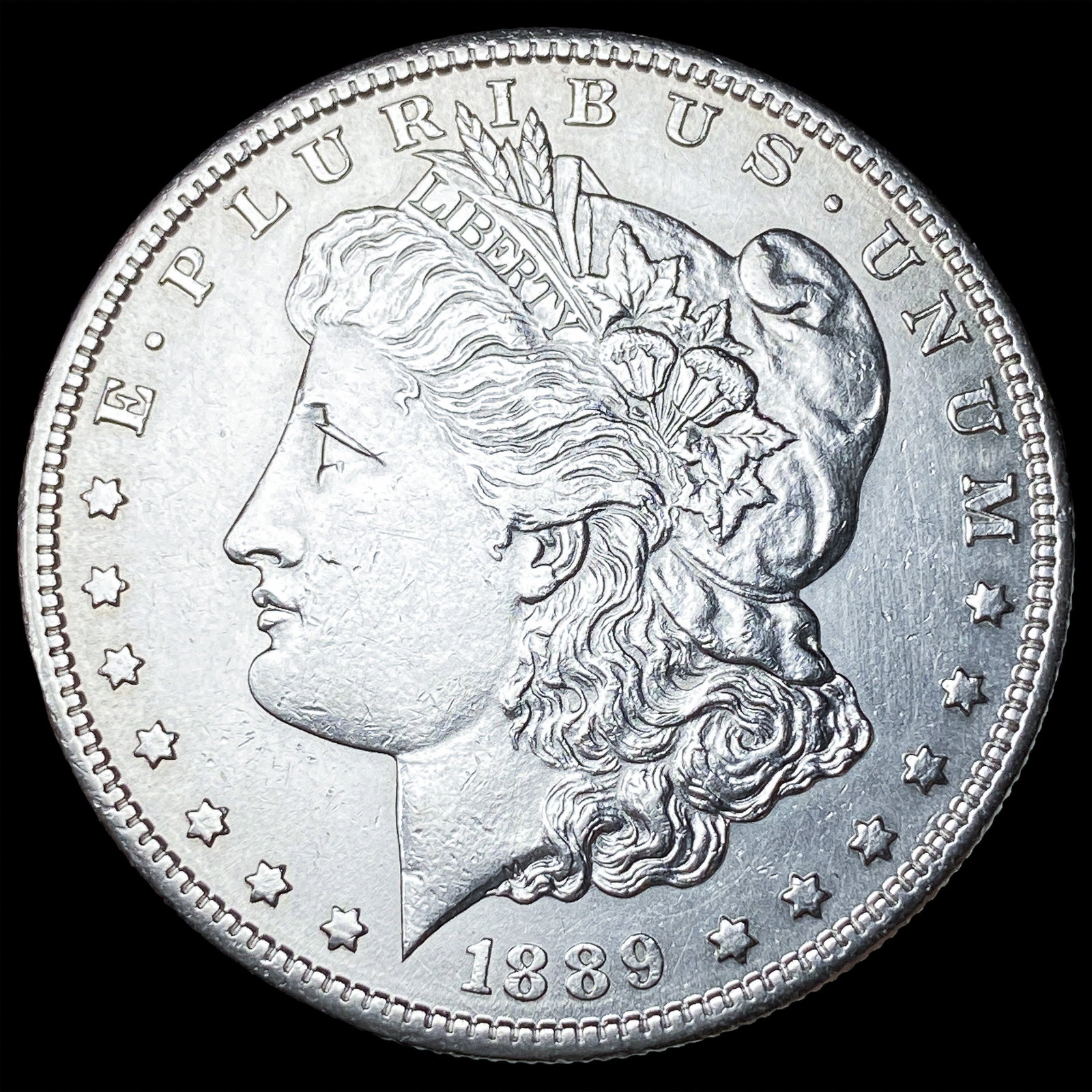 1889-S Silver Morgan Dollar CLOSELY UNCIRCULATED: 1889-S Silver Morgan Dollar CLOSELY UNCIRCULATED