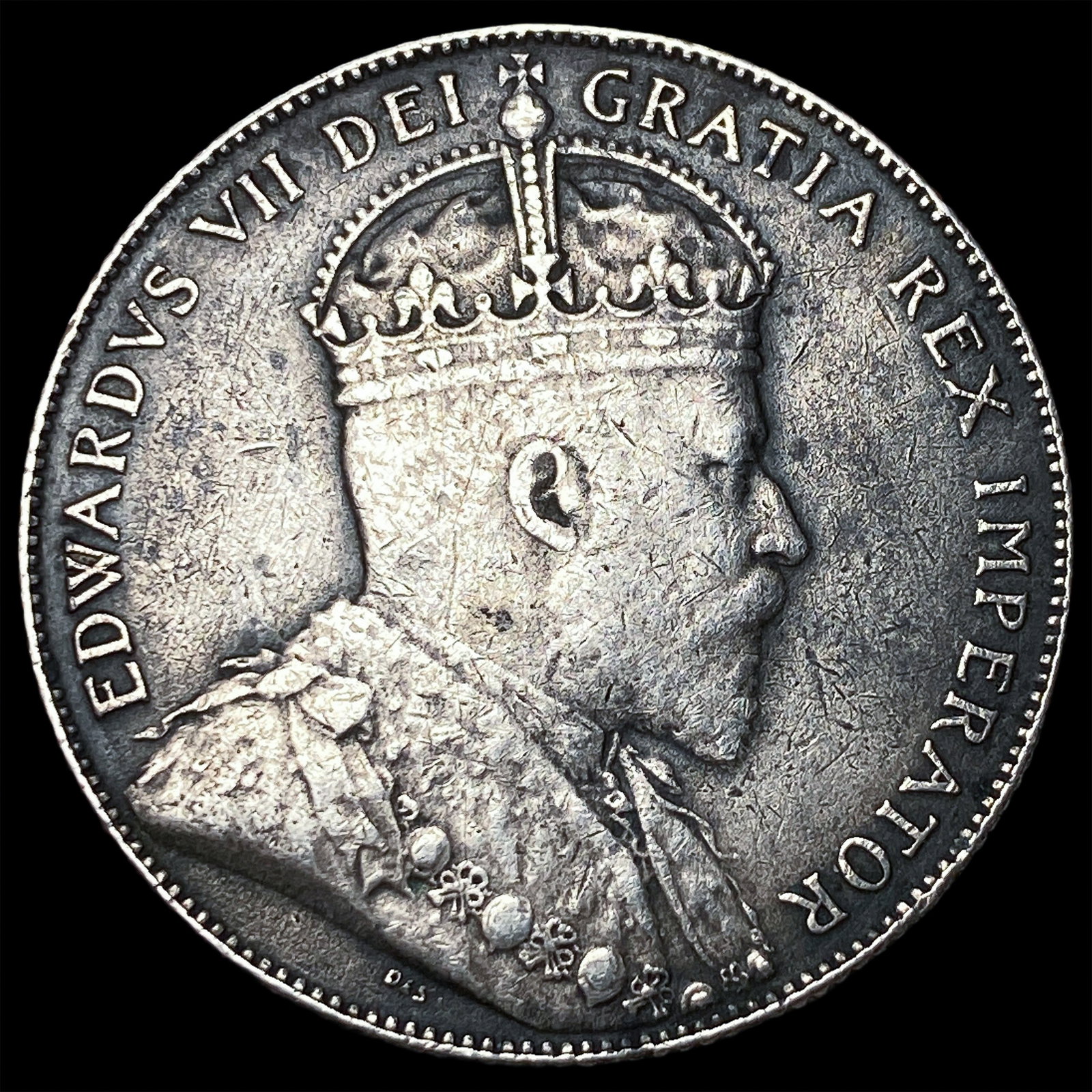 1903-H Canada Silver 50 Cents ABOUT UNCIRCULATED: 1903-H Canada Silver 50 Cents ABOUT UNCIRCULATED