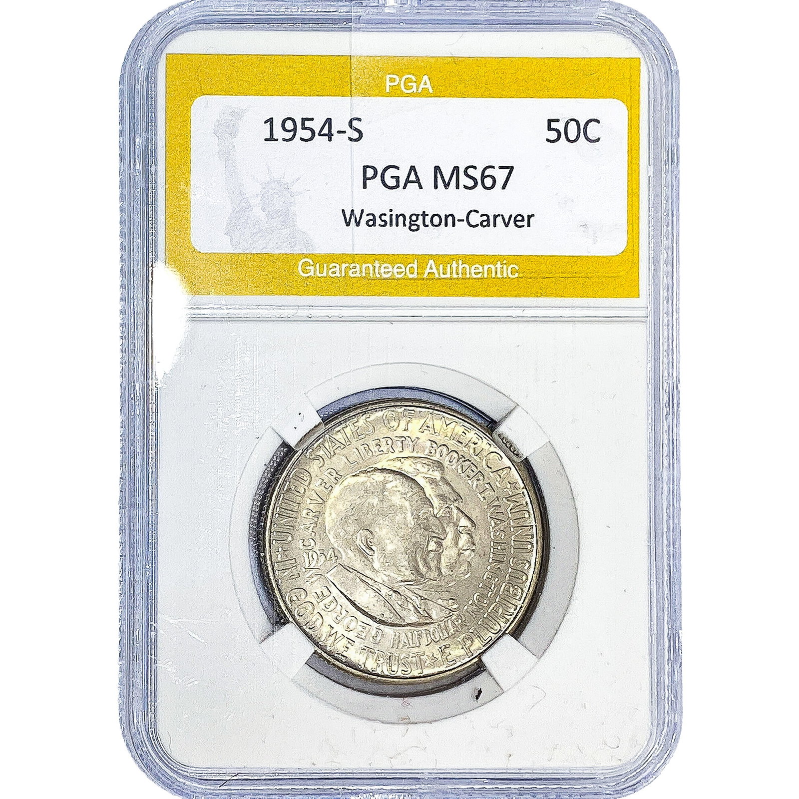 1954-S Washington Carver Half Dollar PGA MS67 (1 of 2)