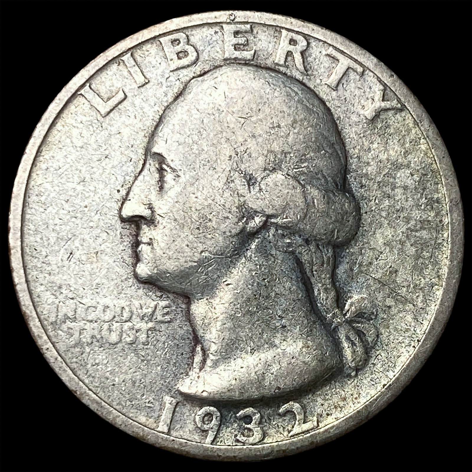 1932-S Silver Washington Quarter ABOUT UNCIRCULATED: 1932-S Silver Washington Quarter ABOUT UNCIRCULATED