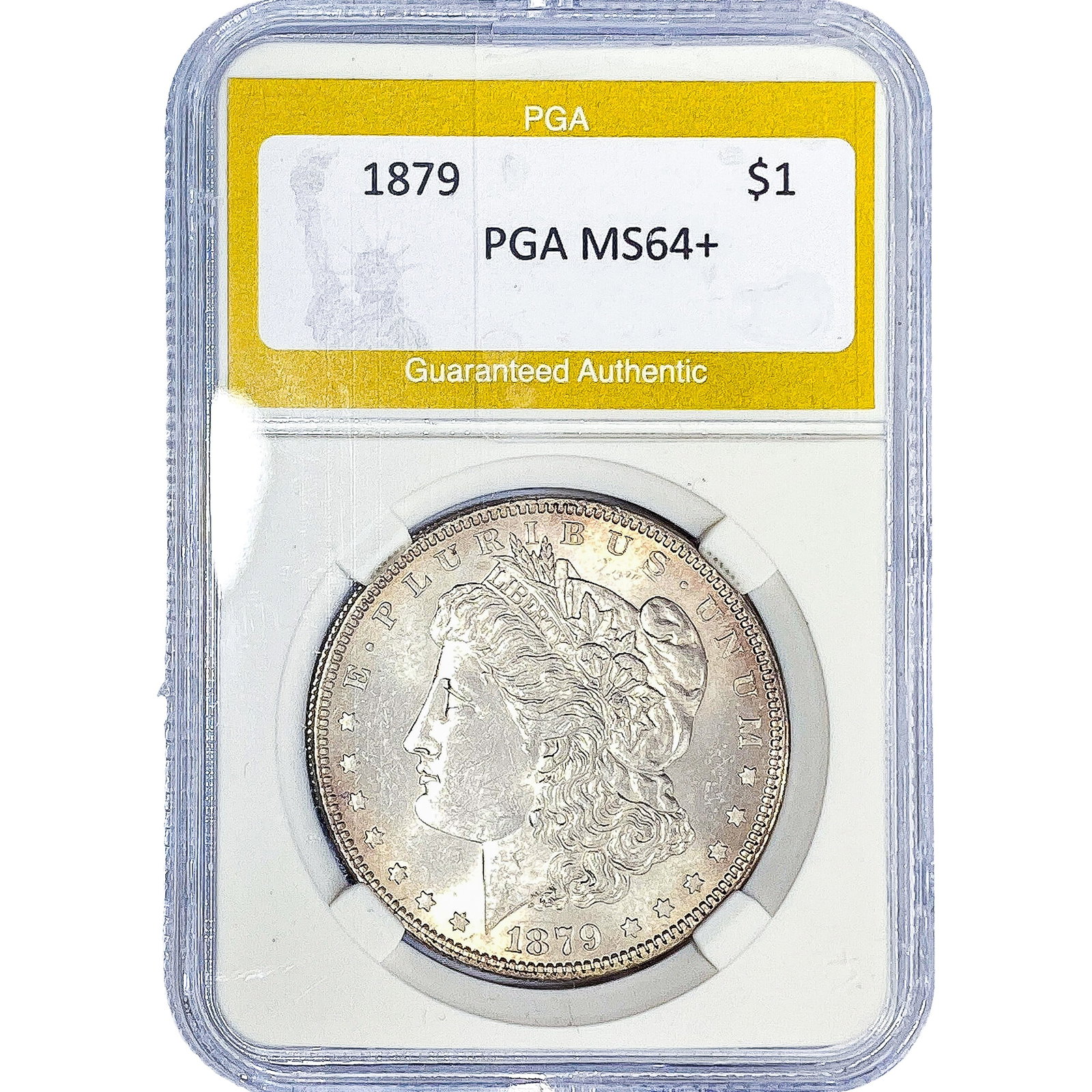 1879 Morgan Silver Dollar PGA MS64+: 1879 Morgan Silver Dollar PGA MS64+